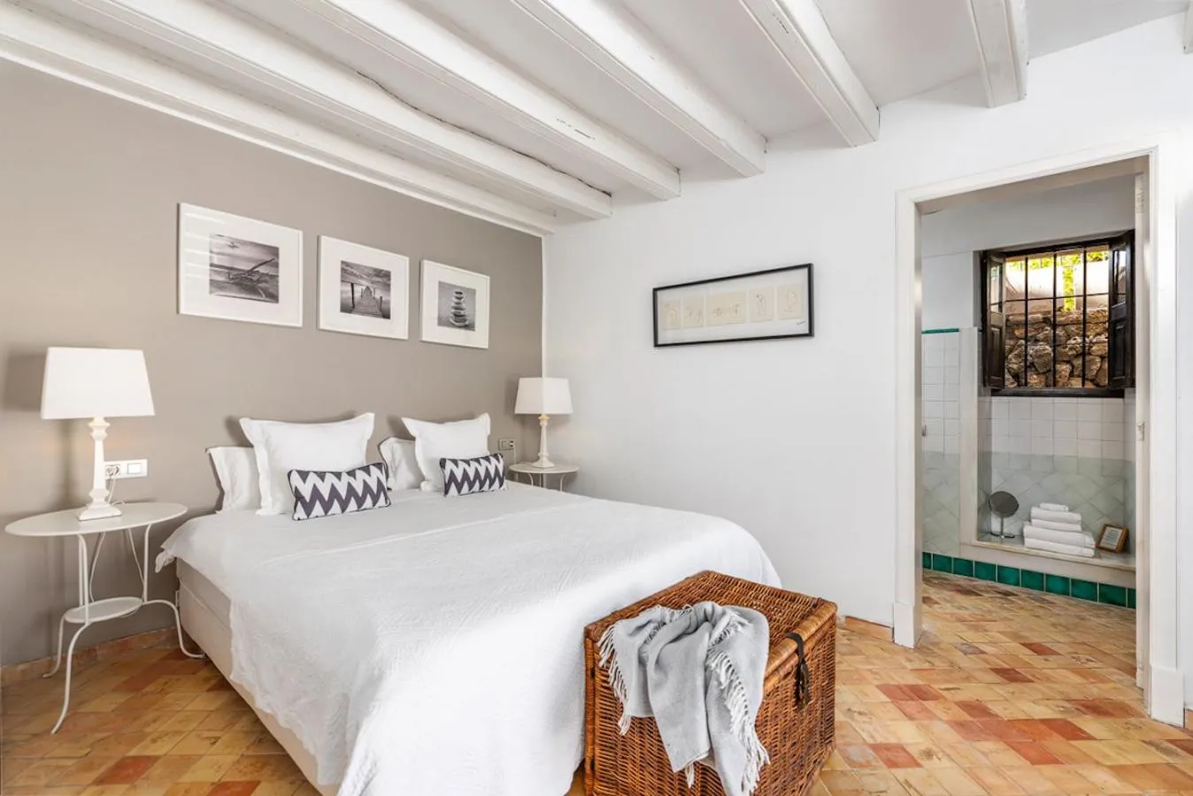 Bedroom, Bed in Finca Son Arnau