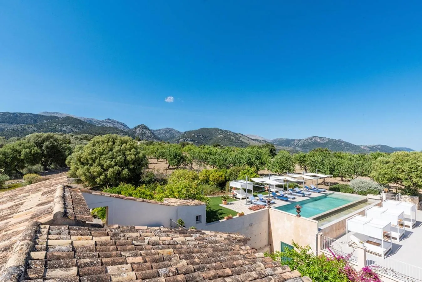 Bird's eye view in Finca Son Arnau