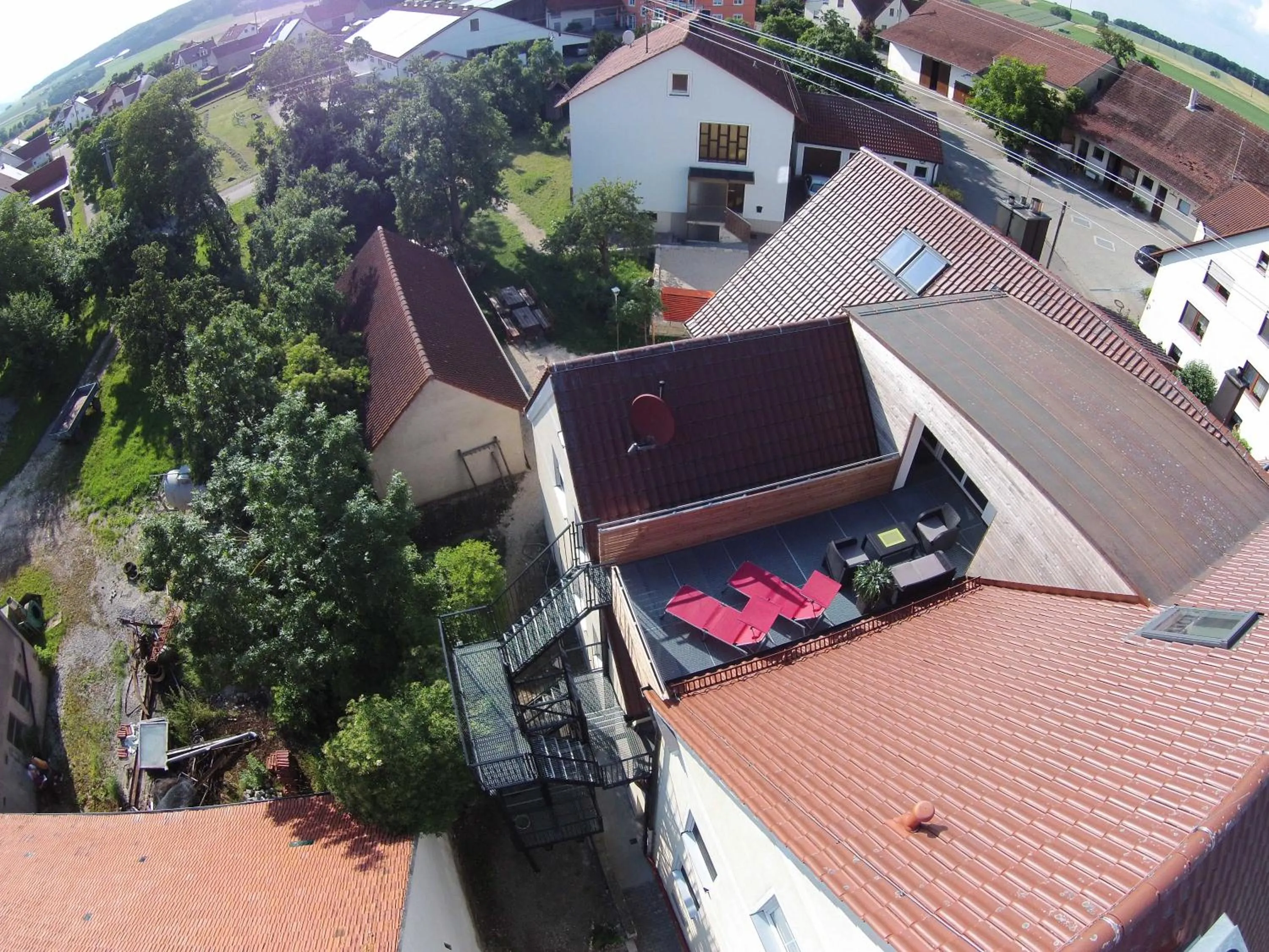 Balcony/Terrace in Landgasthof Weberhans