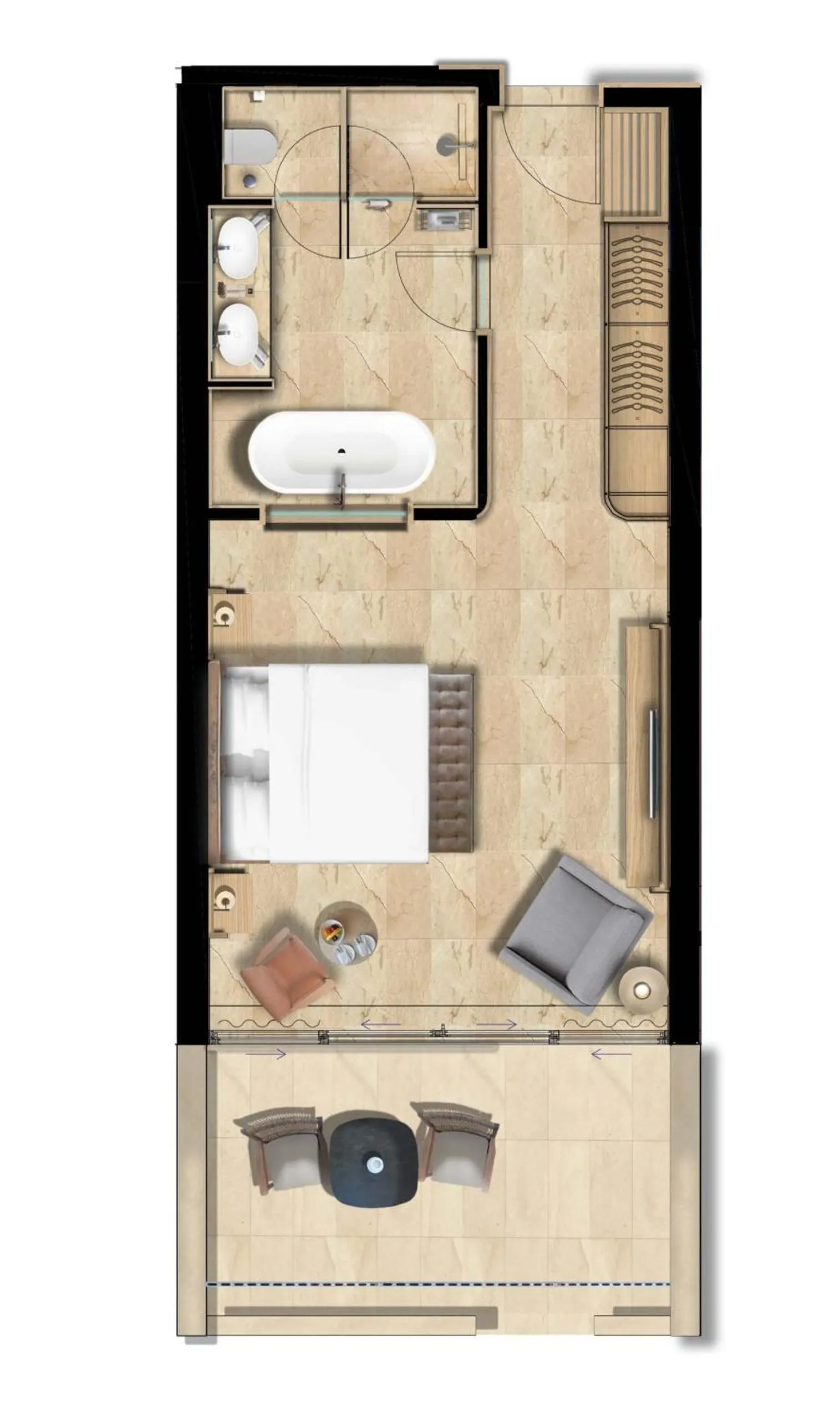 Floor plan in Cap St Georges Hotel & Resort