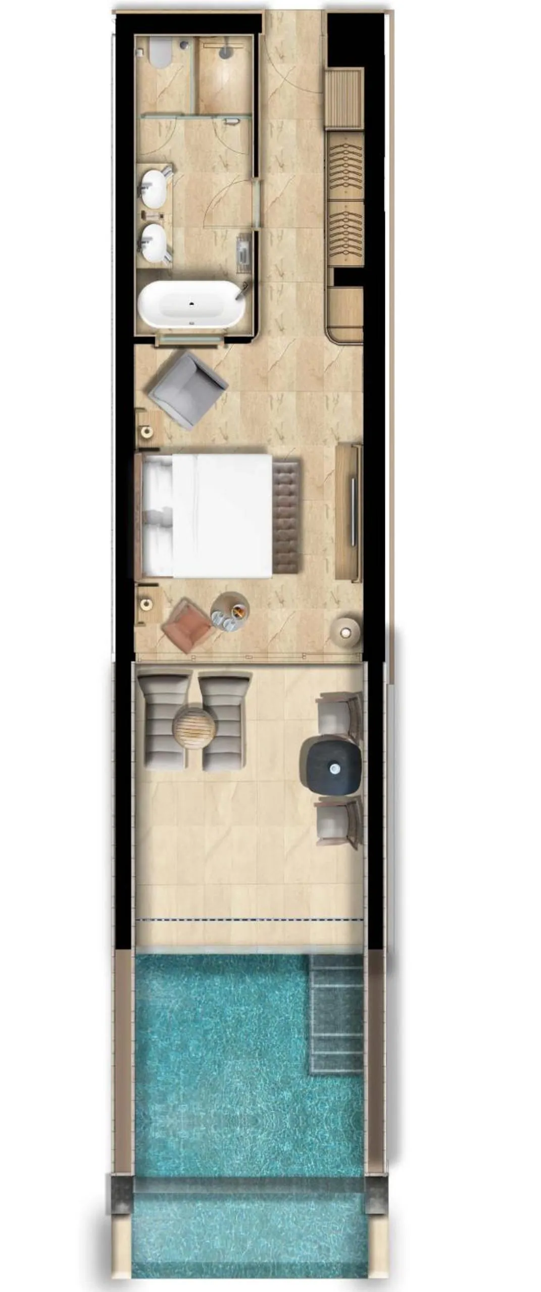Floor plan in Cap St Georges Hotel & Resort