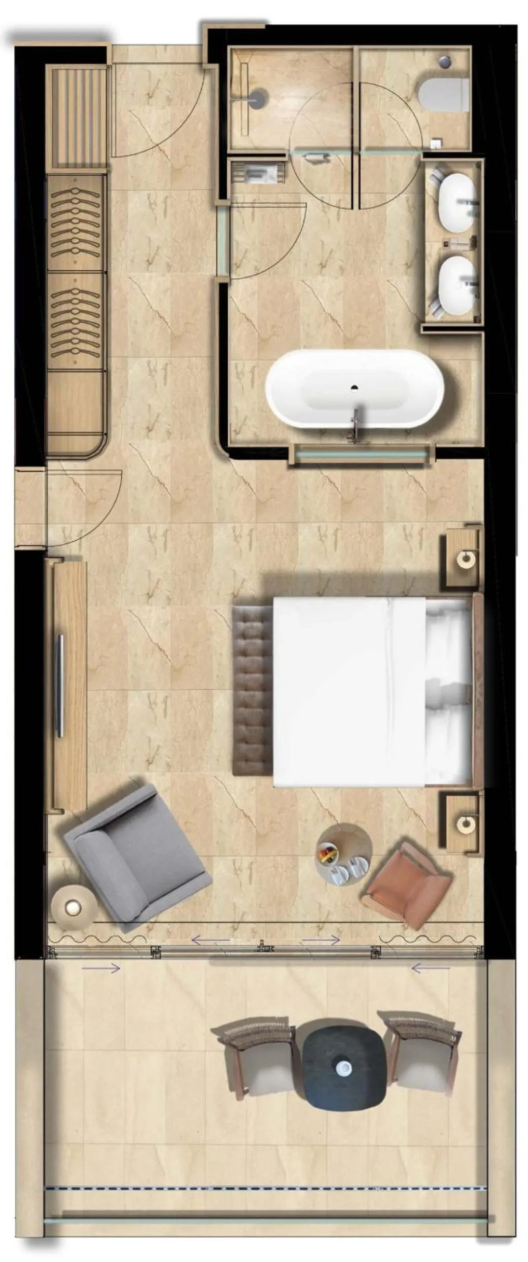 Floor plan in Cap St Georges Hotel & Resort