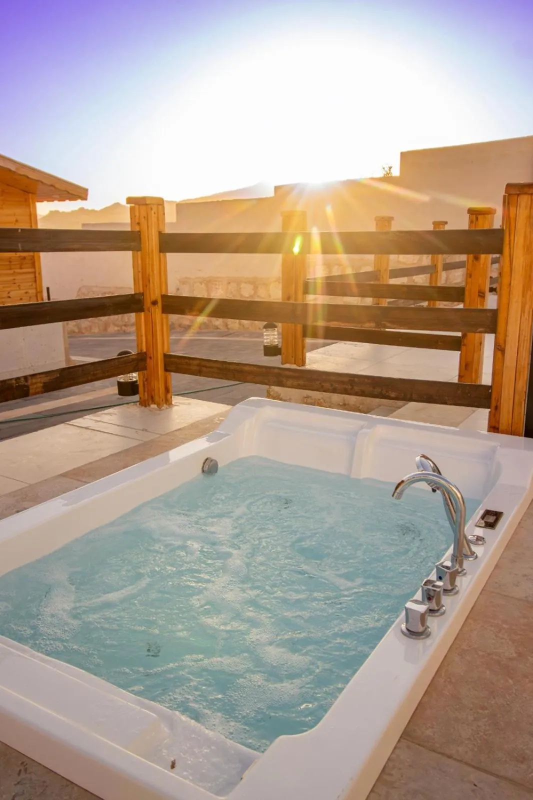 Hot Tub in The Rock Camp Petra