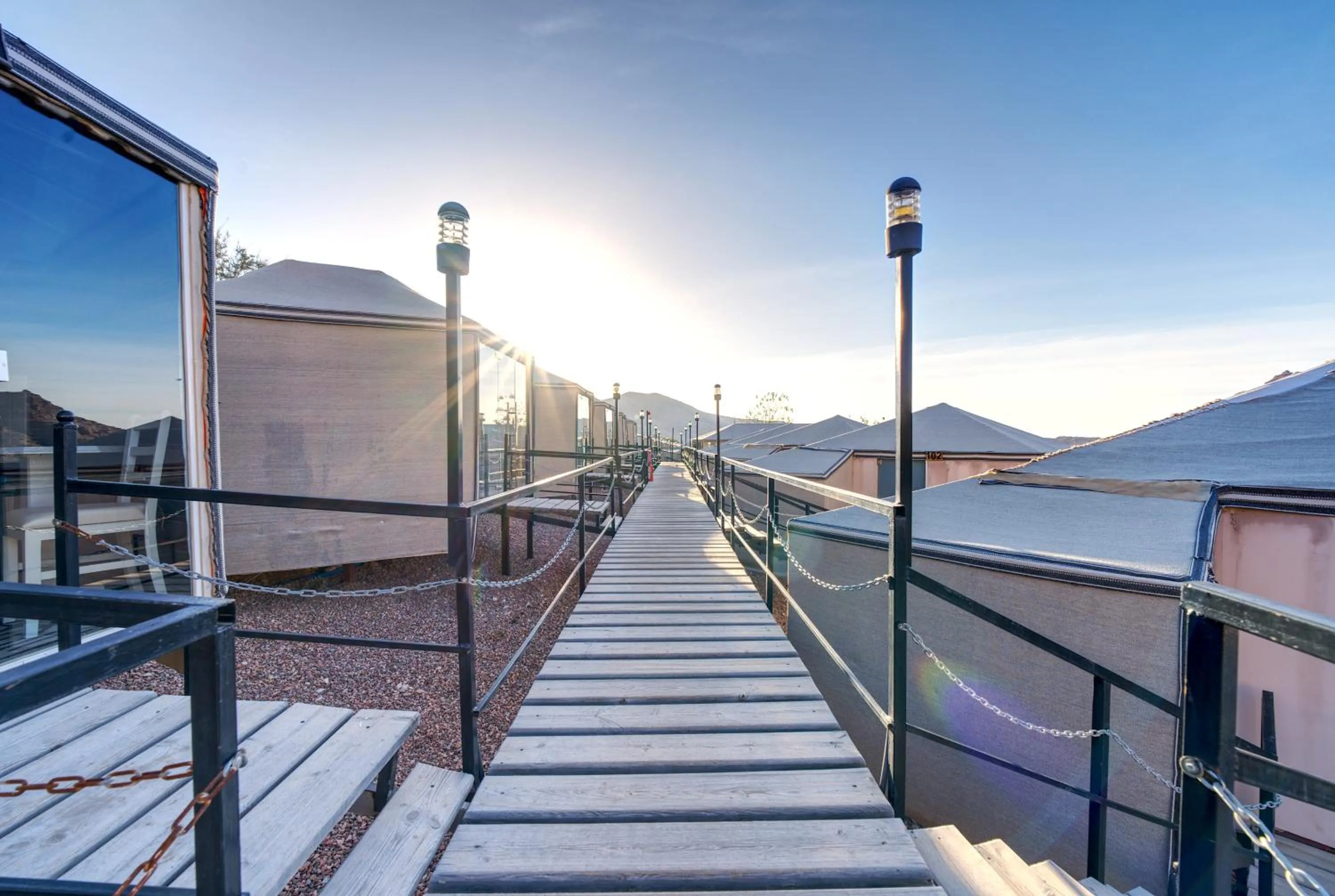 Photo of the whole room in The Rock Camp Petra