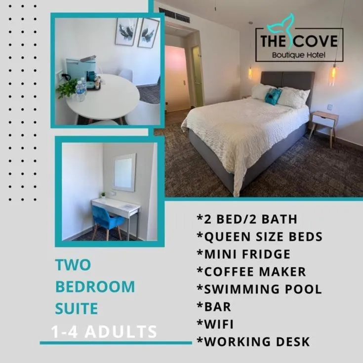 Bedroom, Bed in The Cove Boutique Hotel Adults Only
