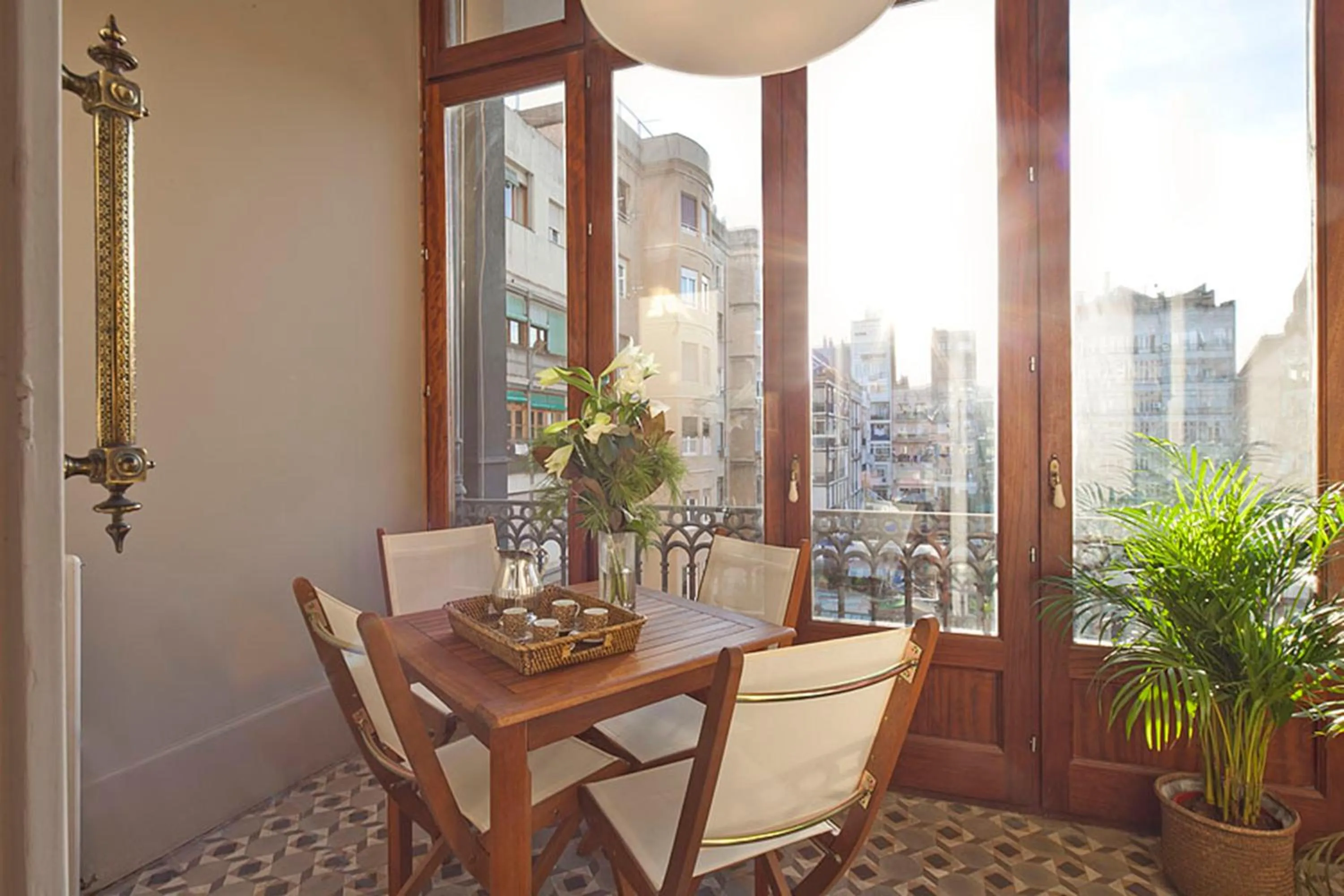 Living room in My Space Barcelona Rambla Catalunya Center