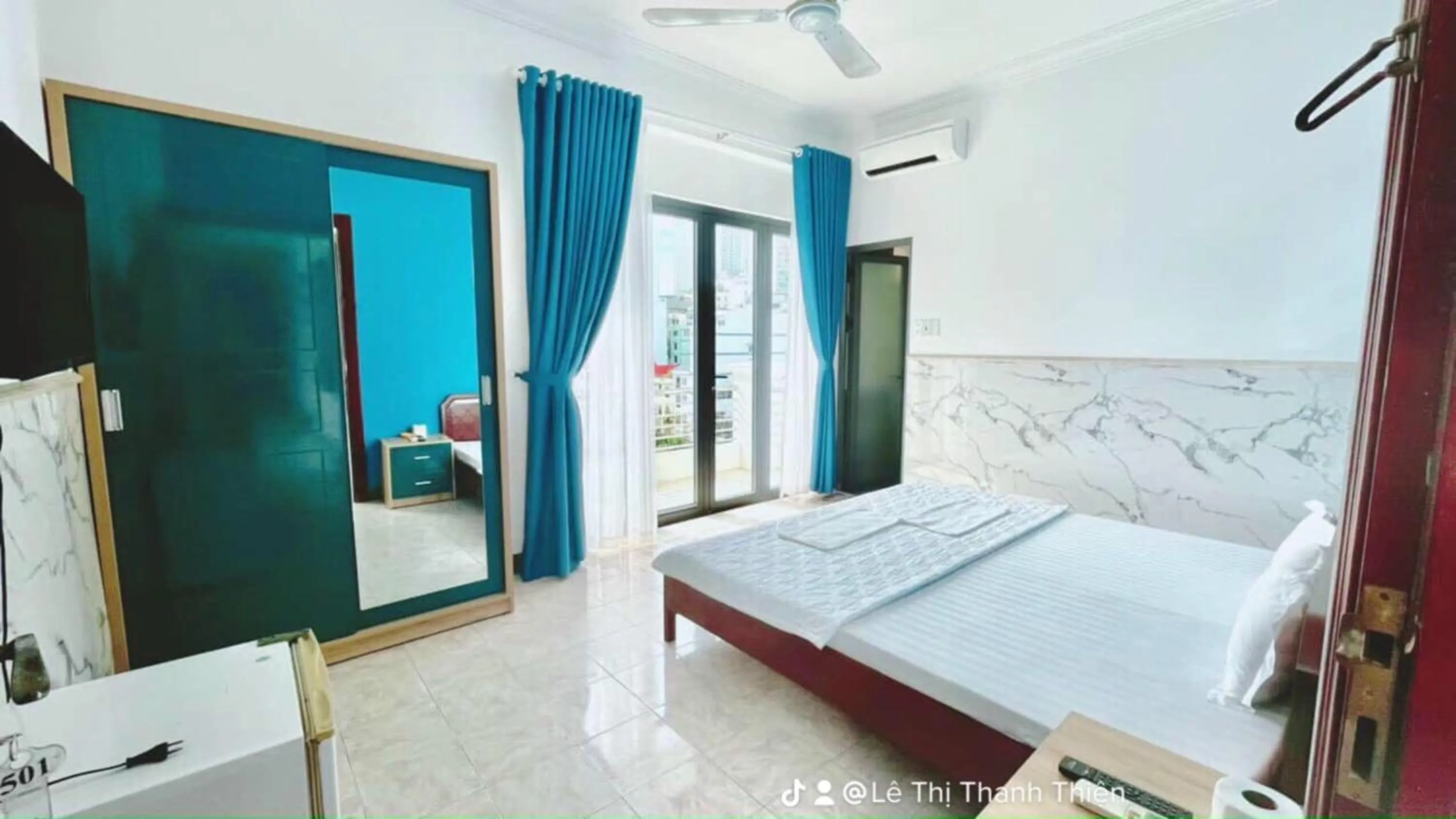 Bed in Khách sạn Thái Bình