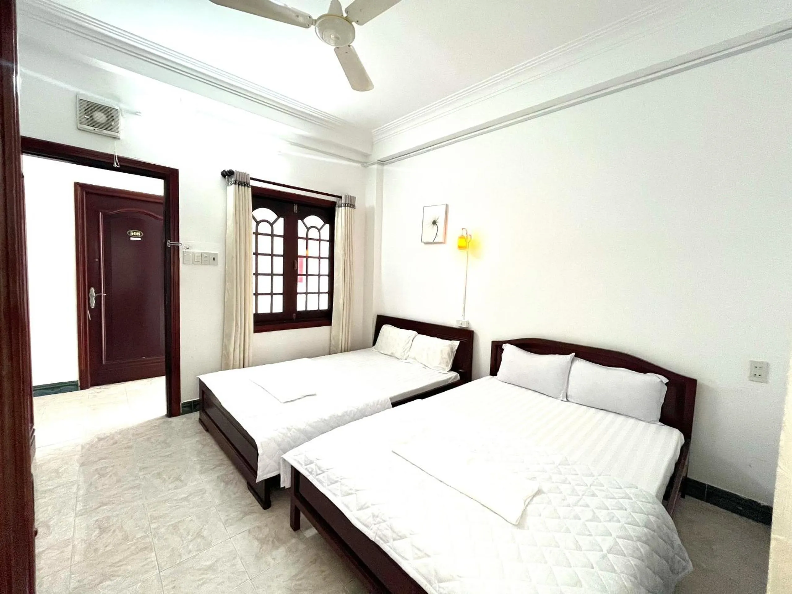 Bed in Khách sạn Thái Bình