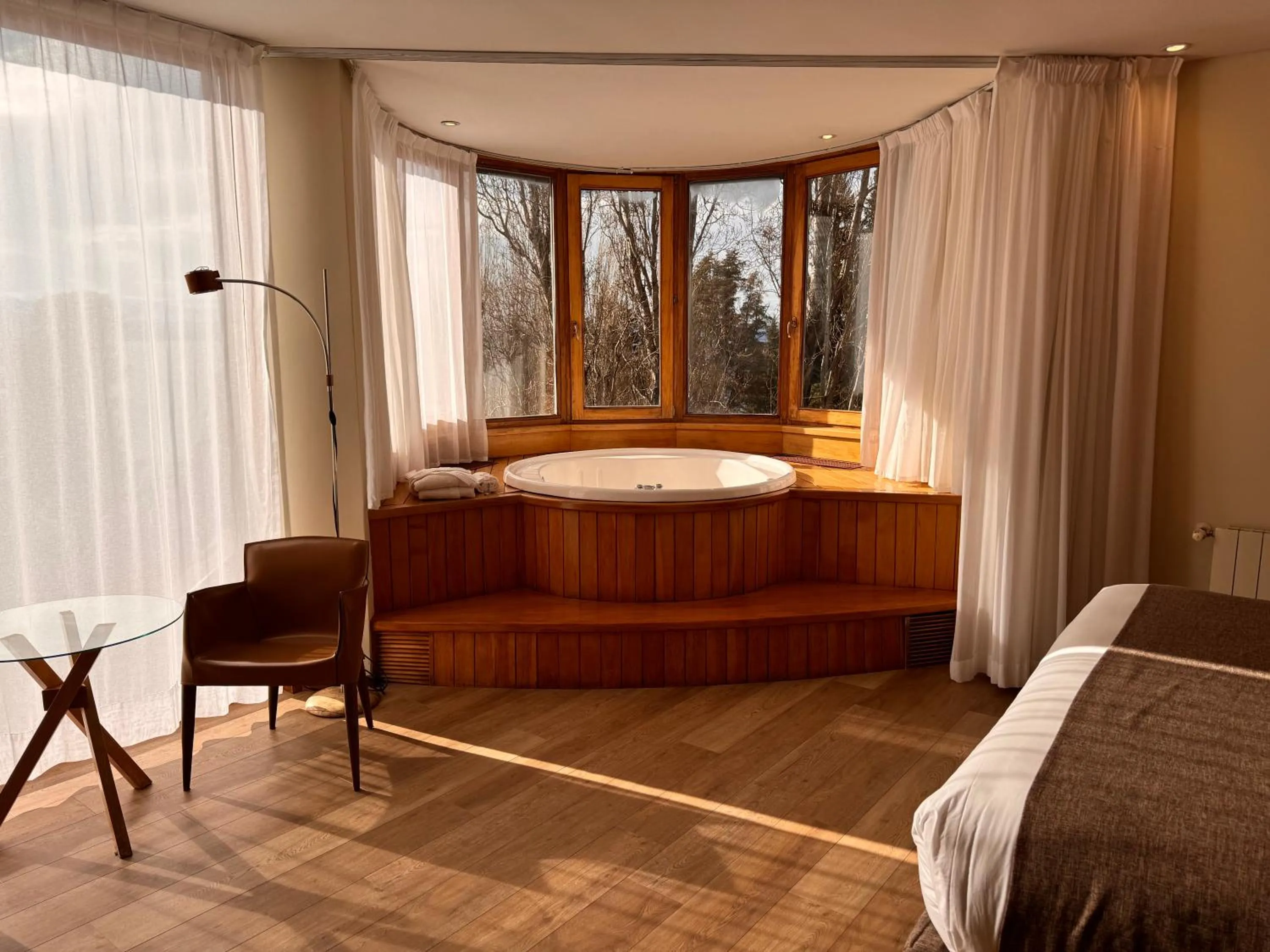 Bed in Design Suites Bariloche