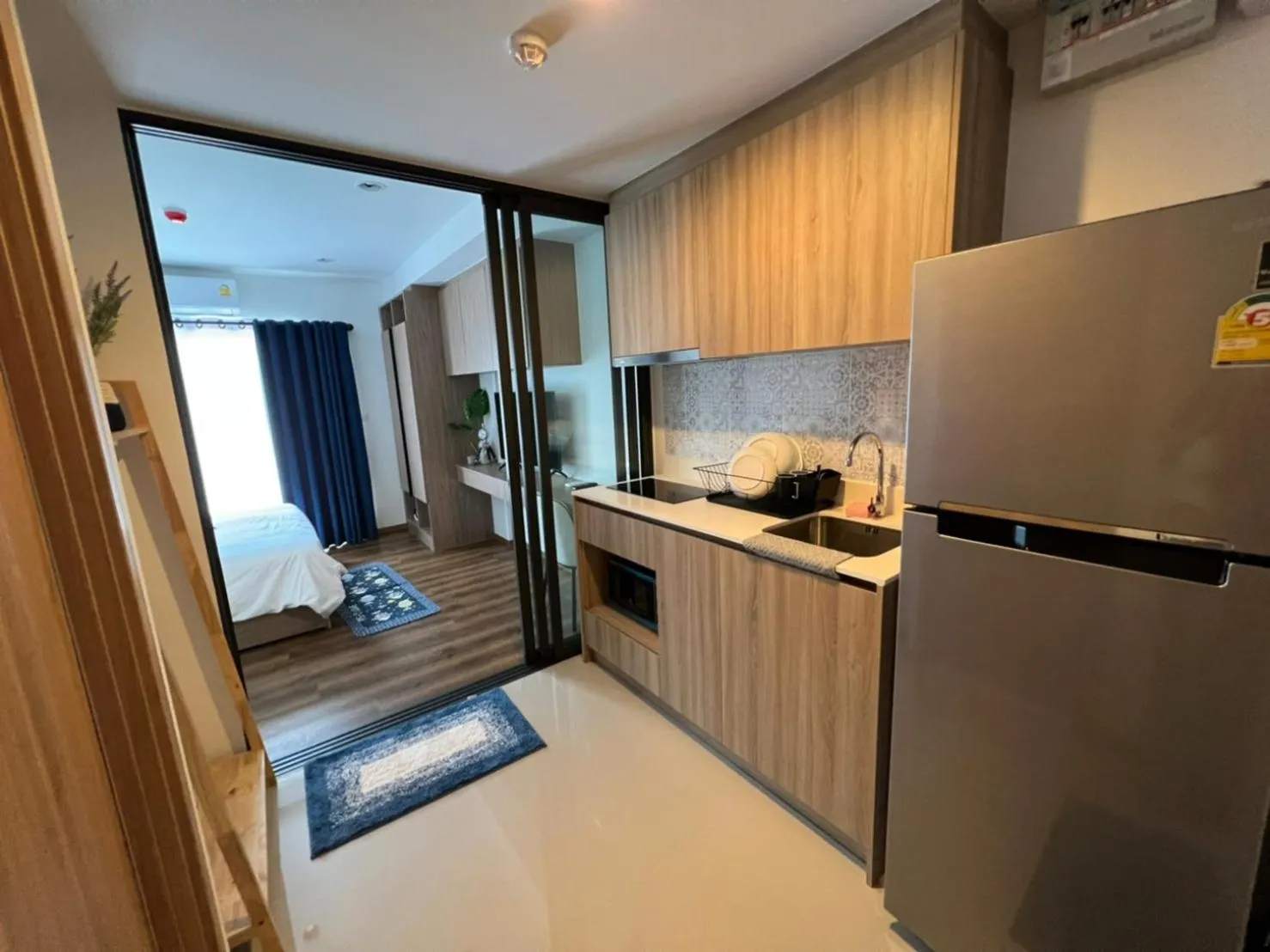 Kitchen or kitchenette in RoomQuest Hua-Hin Lahabana