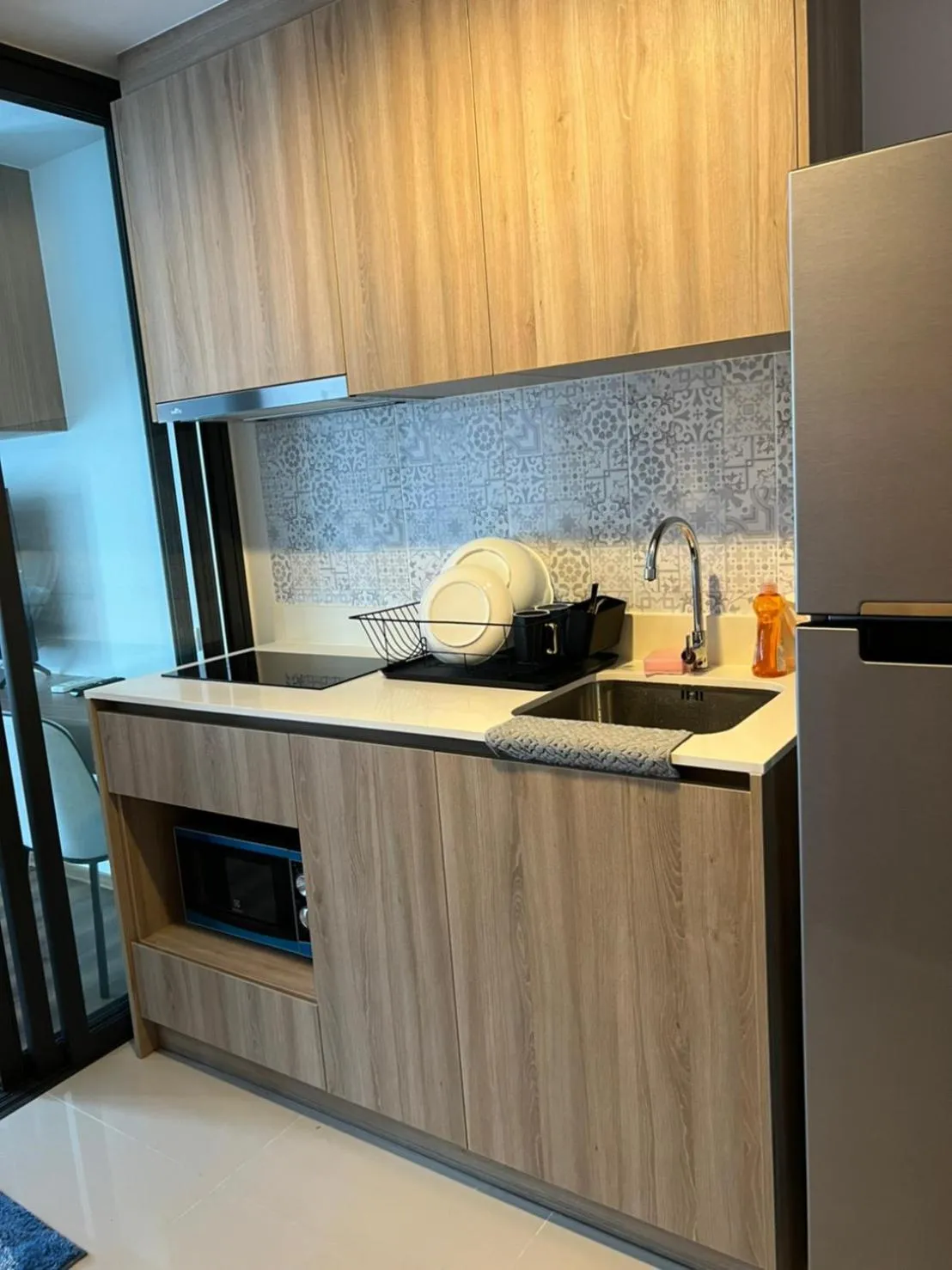 Kitchen or kitchenette in RoomQuest Hua-Hin Lahabana