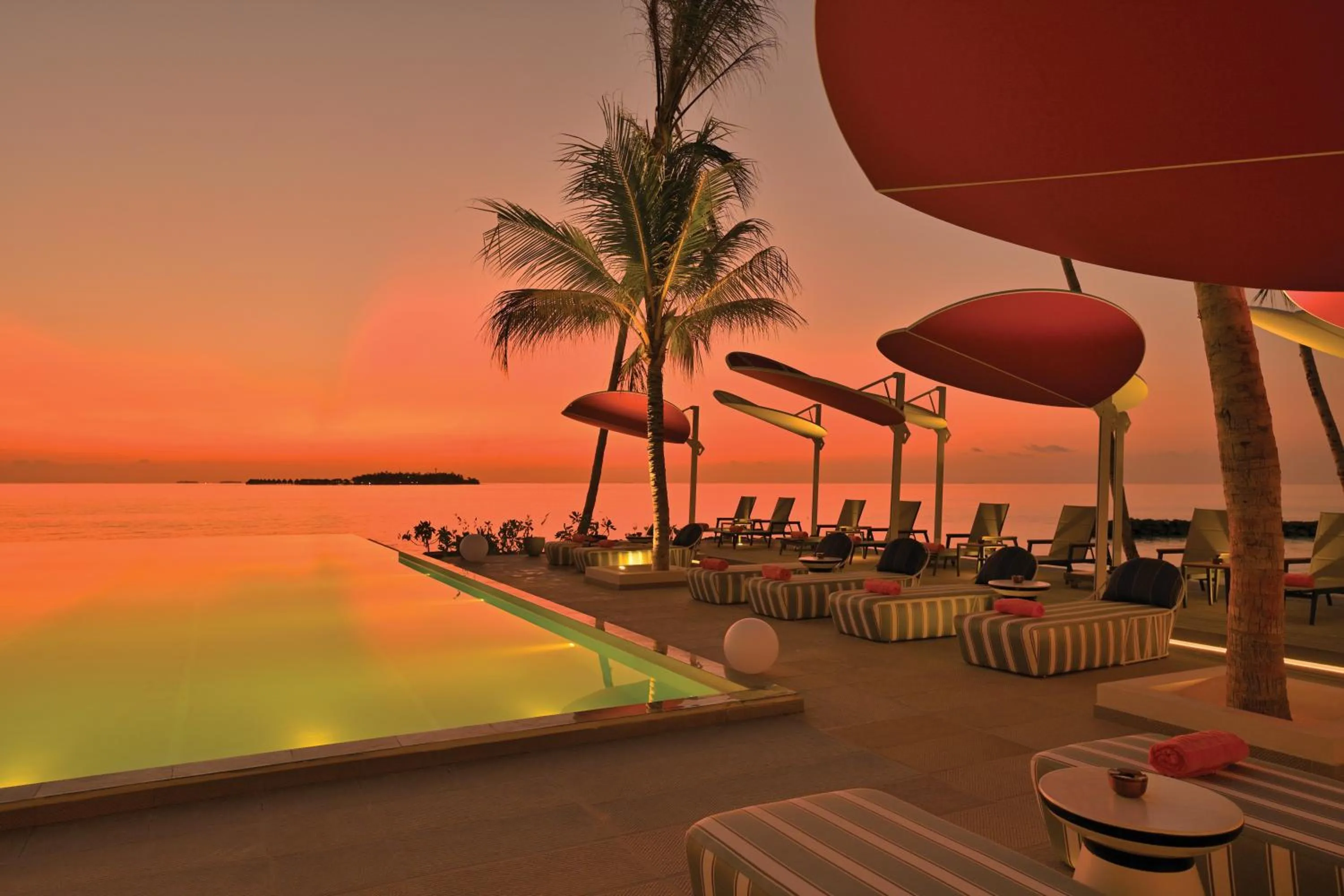 Pool view in OBLU SELECT Lobigili - Premium All-Inclusive with Free Transfers