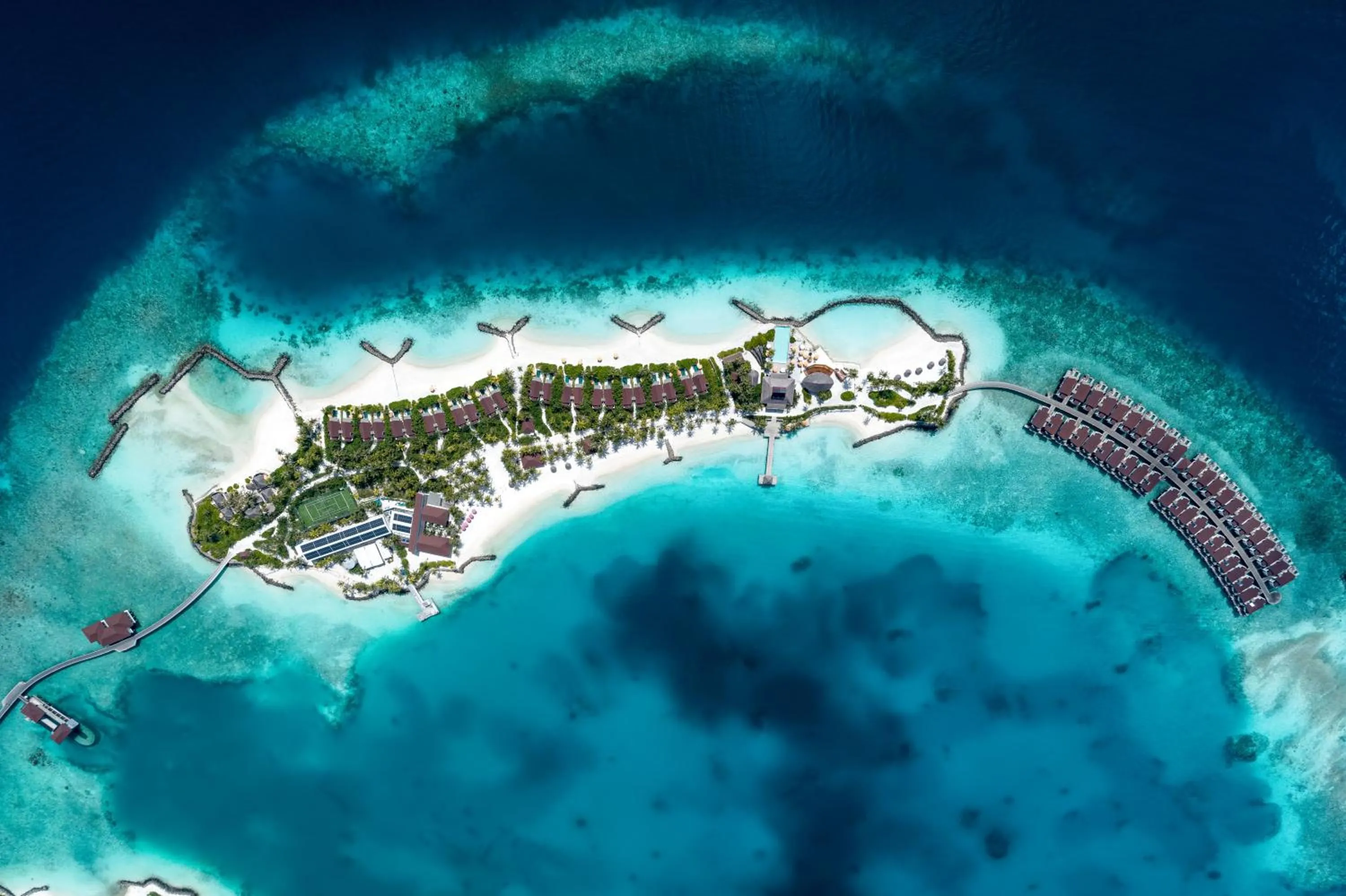 Bird's eye view in OBLU SELECT Lobigili - Premium All-Inclusive with Free Transfers