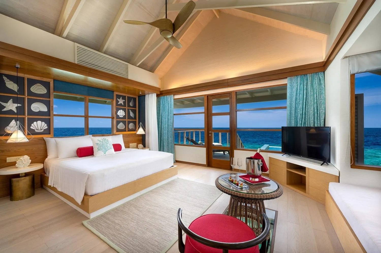 Bedroom, Bed in OBLU SELECT Lobigili - Premium All-Inclusive with Free Transfers