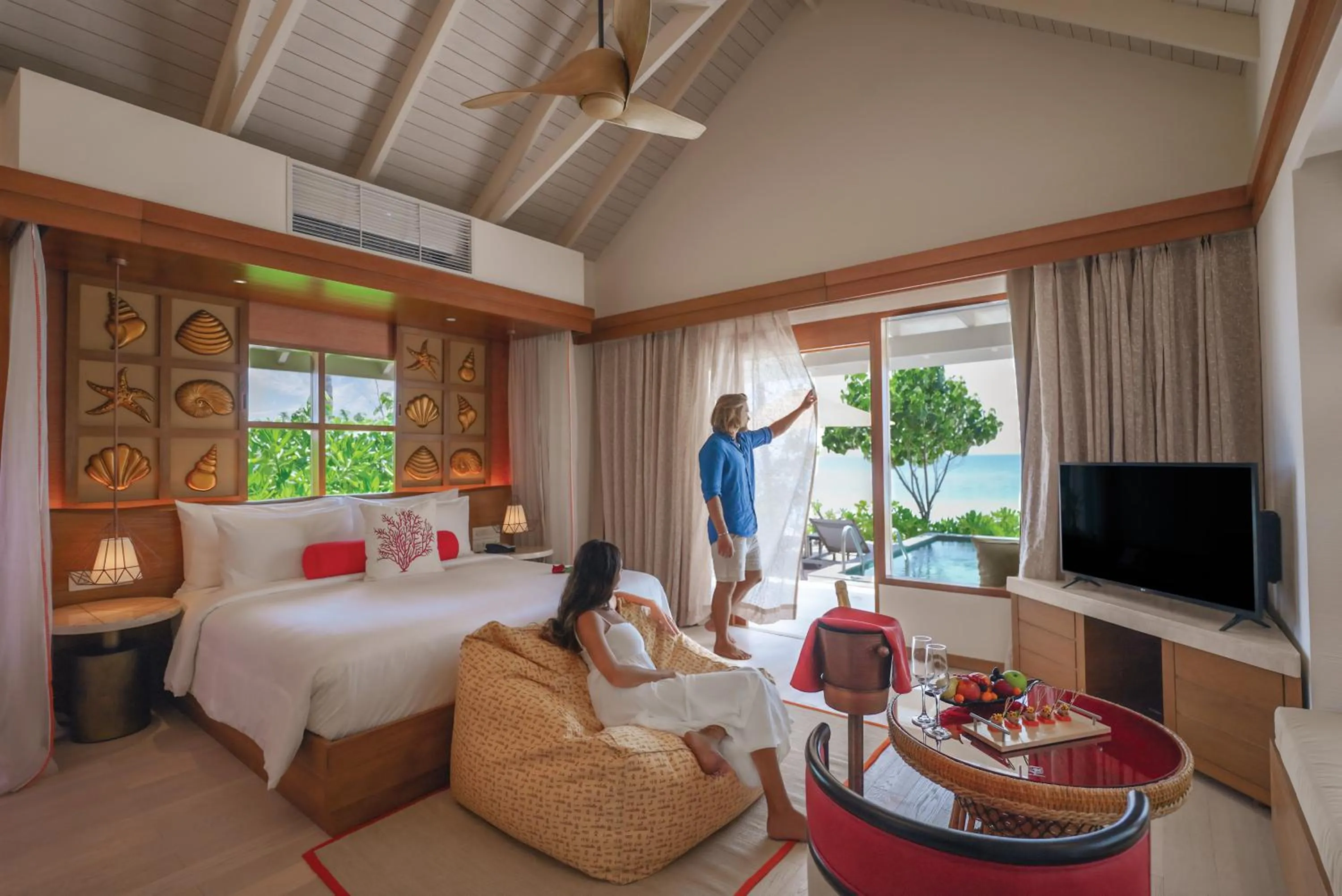 Bedroom, Bed in OBLU SELECT Lobigili - Premium All-Inclusive with Free Transfers