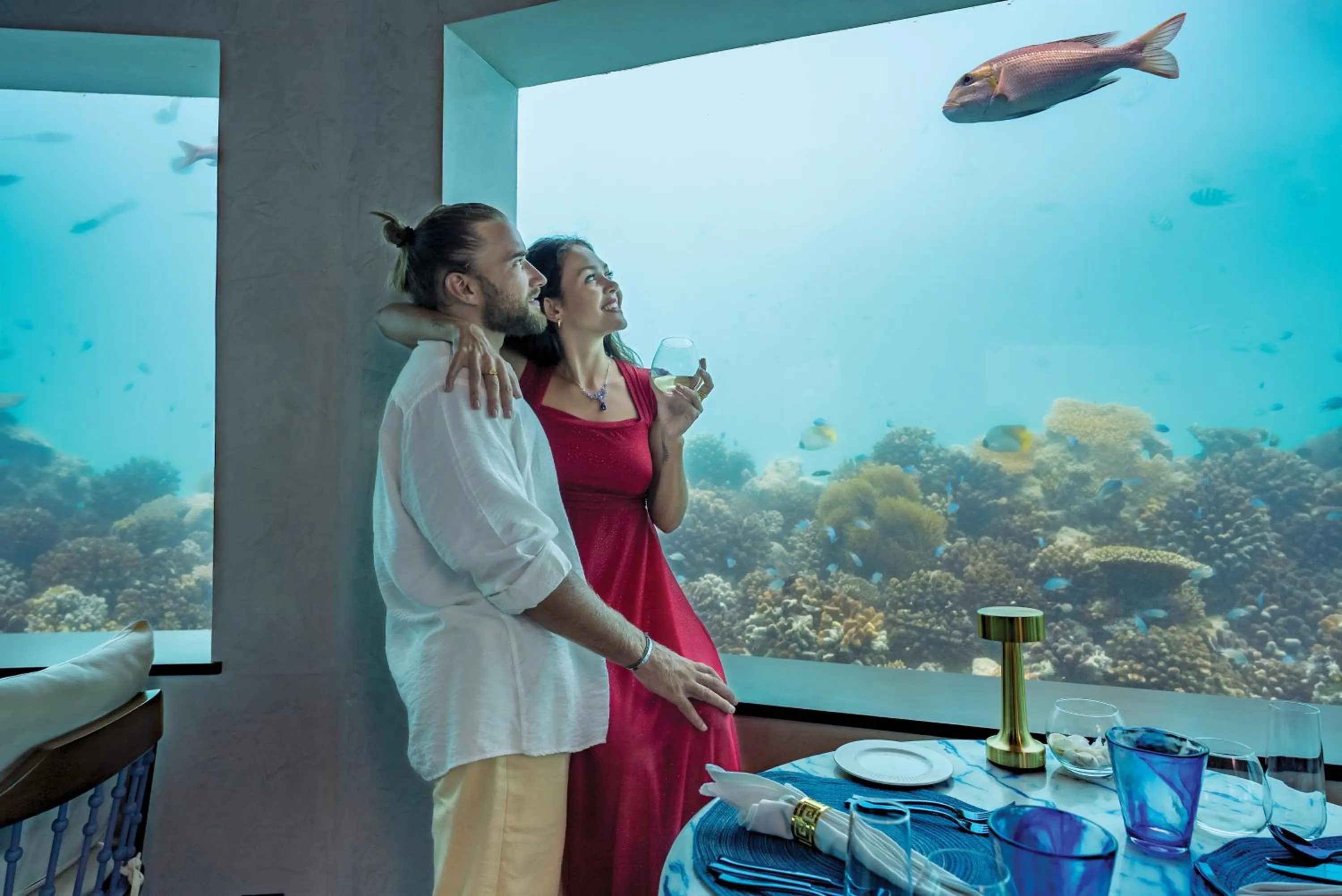 Dining area in OBLU XPERIENCE Ailafushi - All Inclusive with Free Transfers