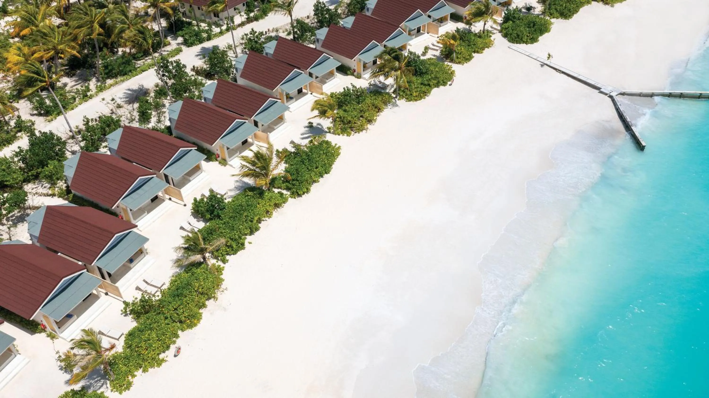Bird's eye view in OBLU XPERIENCE Ailafushi - All Inclusive with Free Transfers