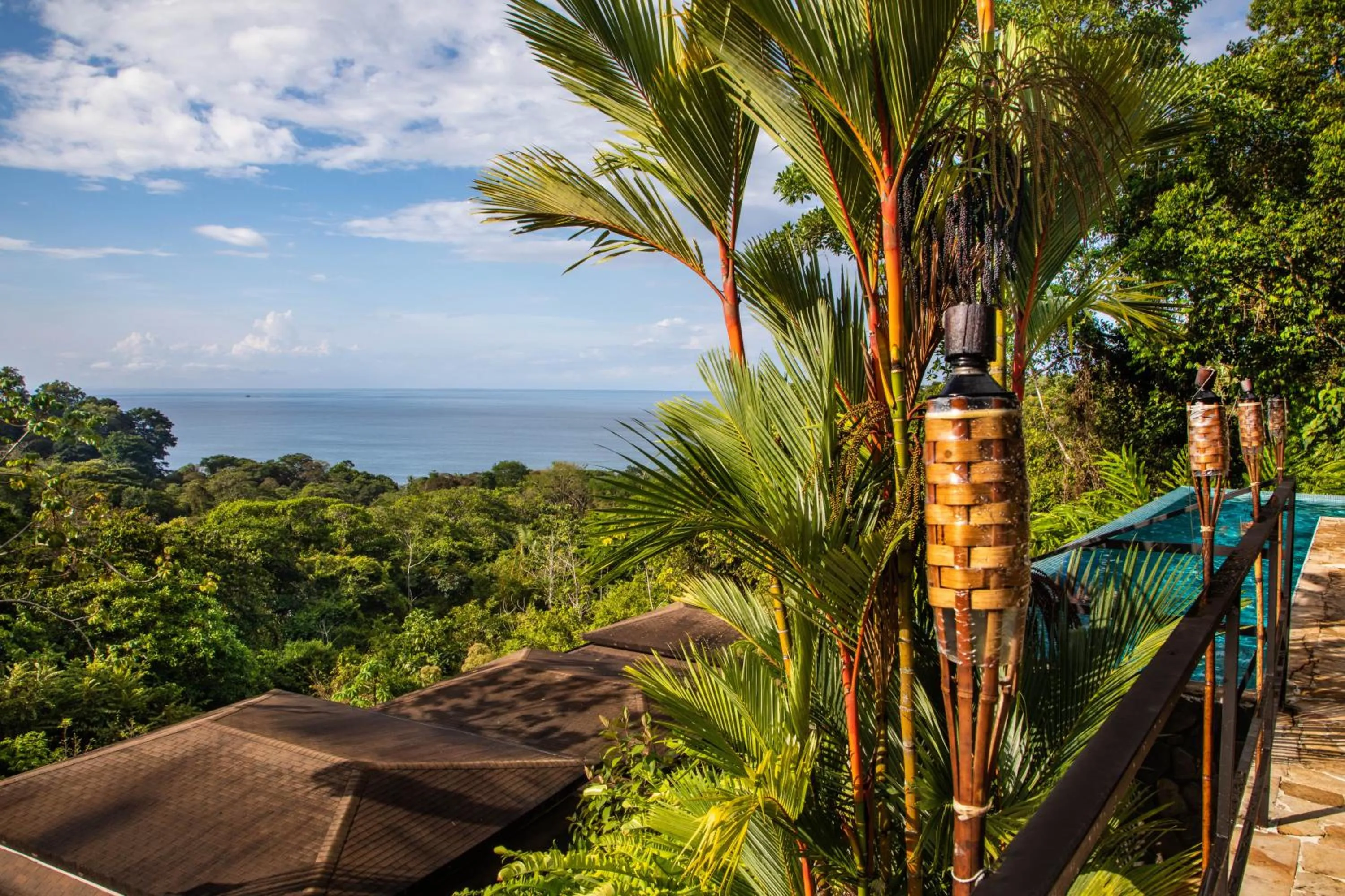 Sea view in Tiki Villas Rainforest Lodge - Adults Only