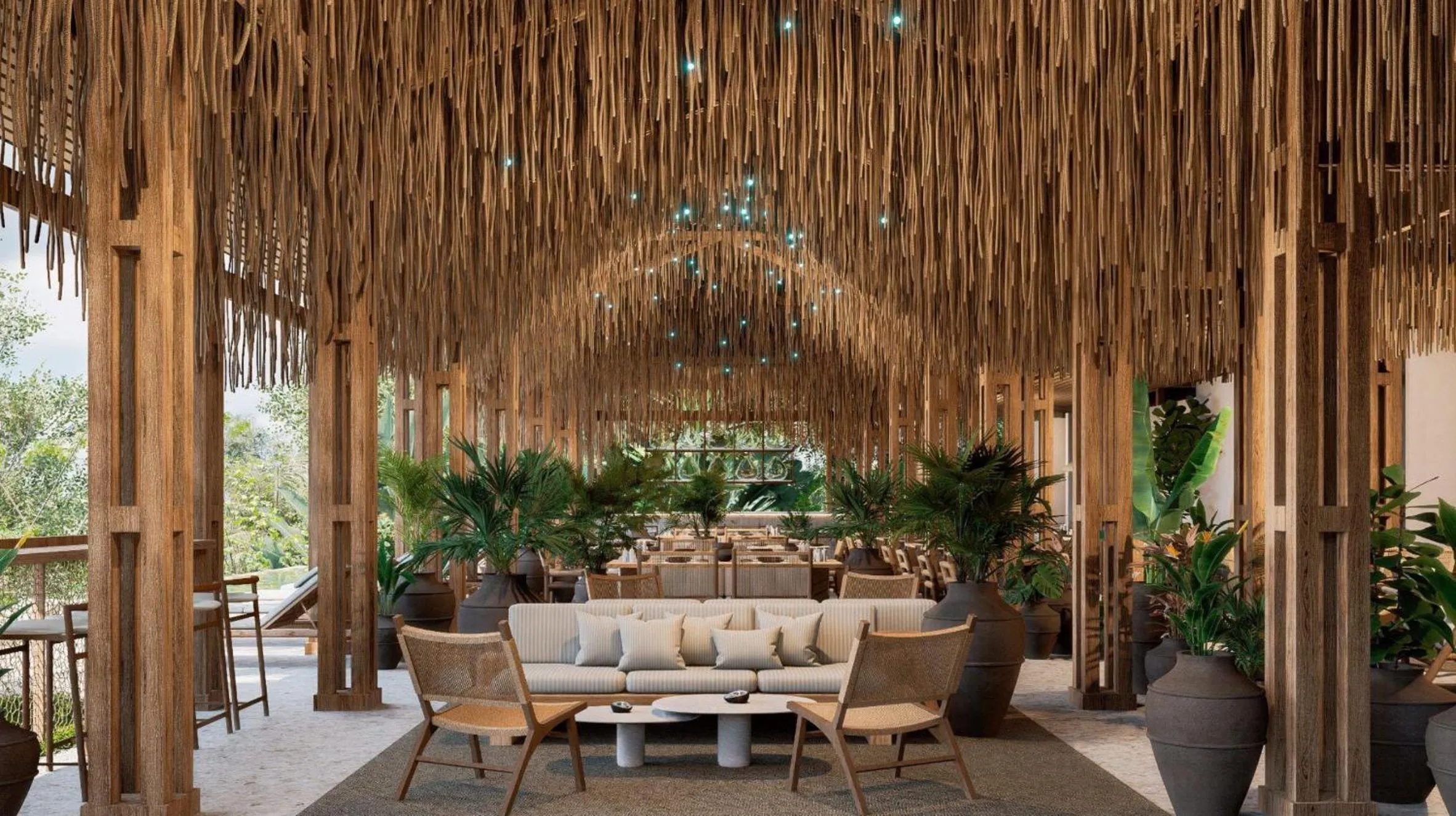 Lobby or reception in Tiki Villas Rainforest Lodge - Adults Only