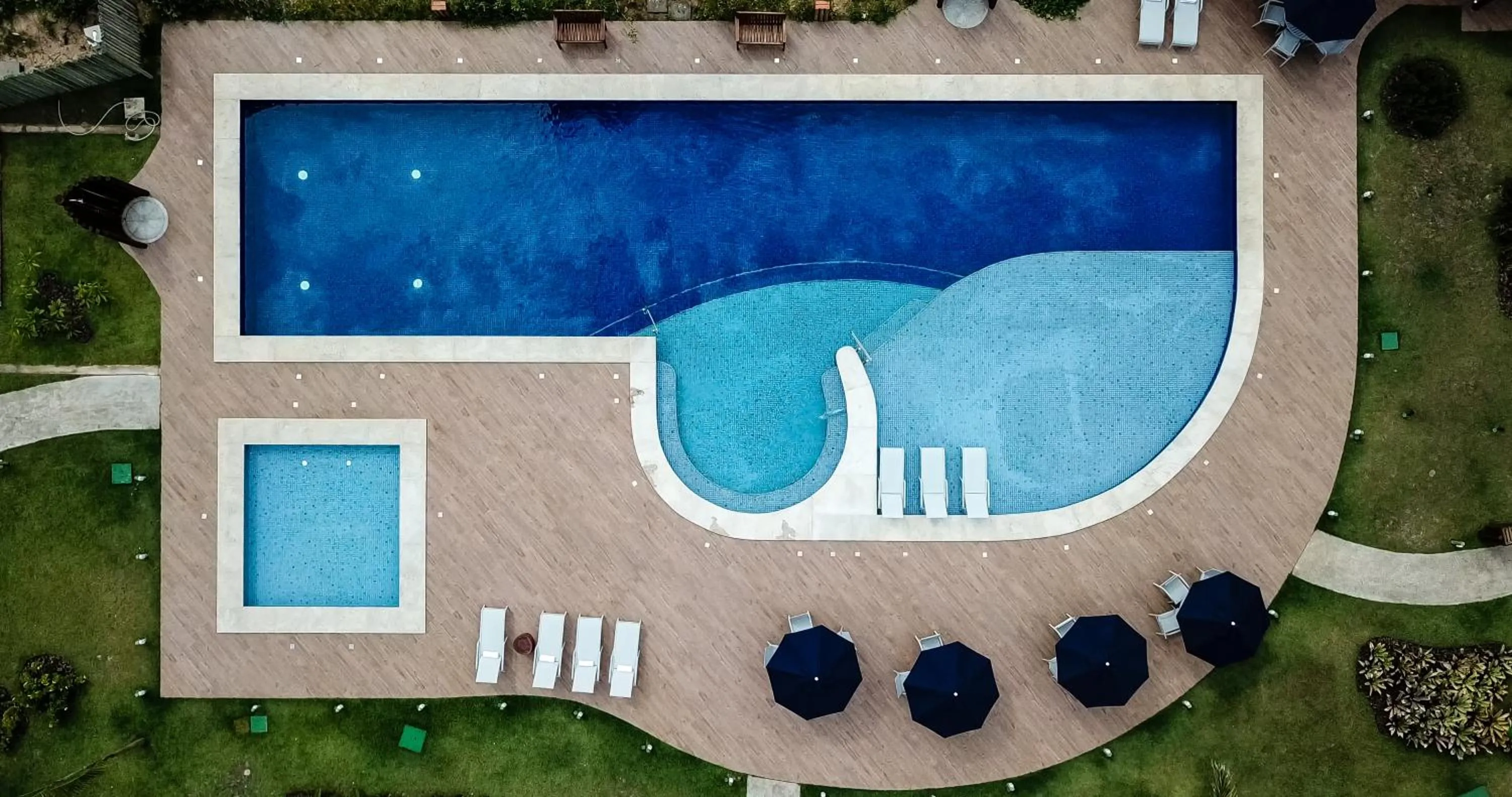 Bird's eye view in Hotel Boutique & Spa Ponta de Inhambupe by Slaviero Hotéis