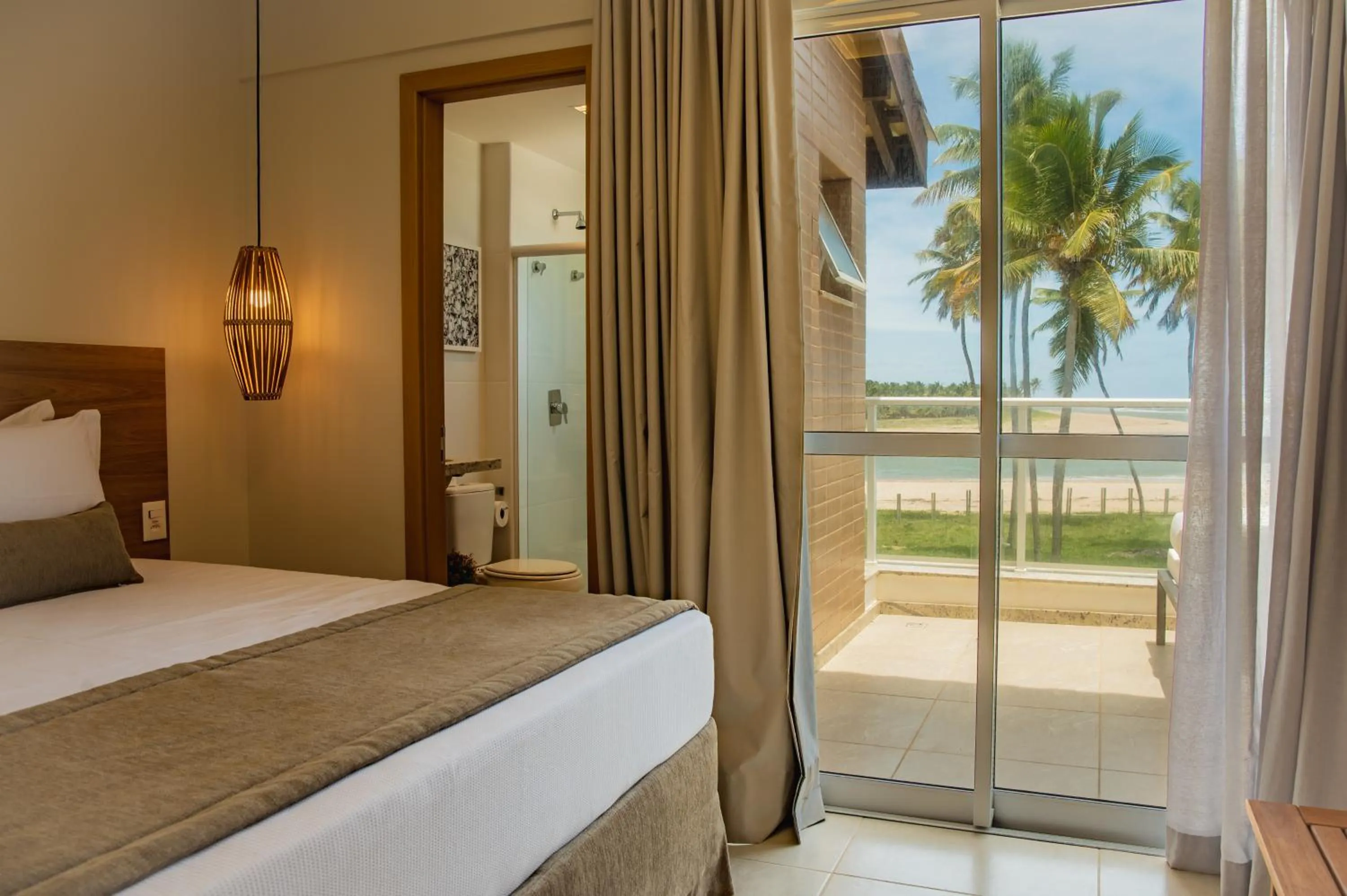 View (from property/room), Bed in Hotel Boutique & Spa Ponta de Inhambupe by Slaviero Hotéis
