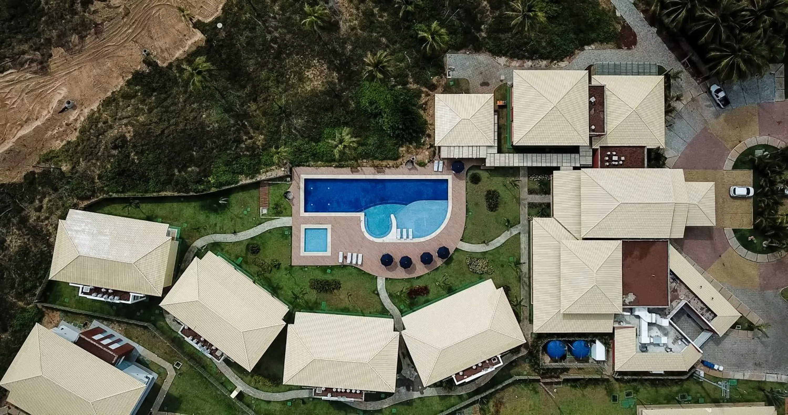 Bird's eye view in Hotel Boutique & Spa Ponta de Inhambupe by Slaviero Hotéis