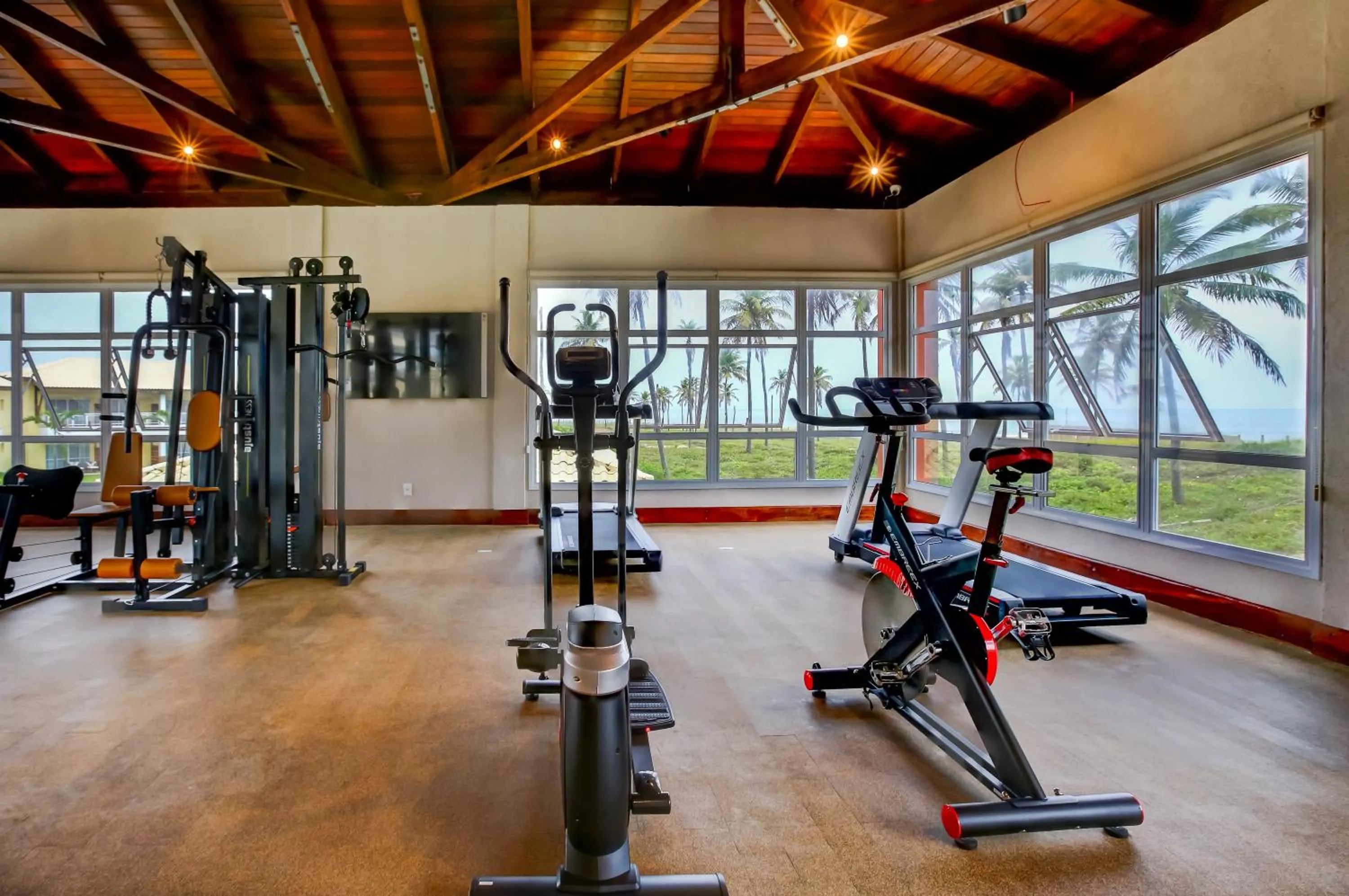 Fitness centre/facilities in Hotel Boutique & Spa Ponta de Inhambupe by Slaviero Hotéis