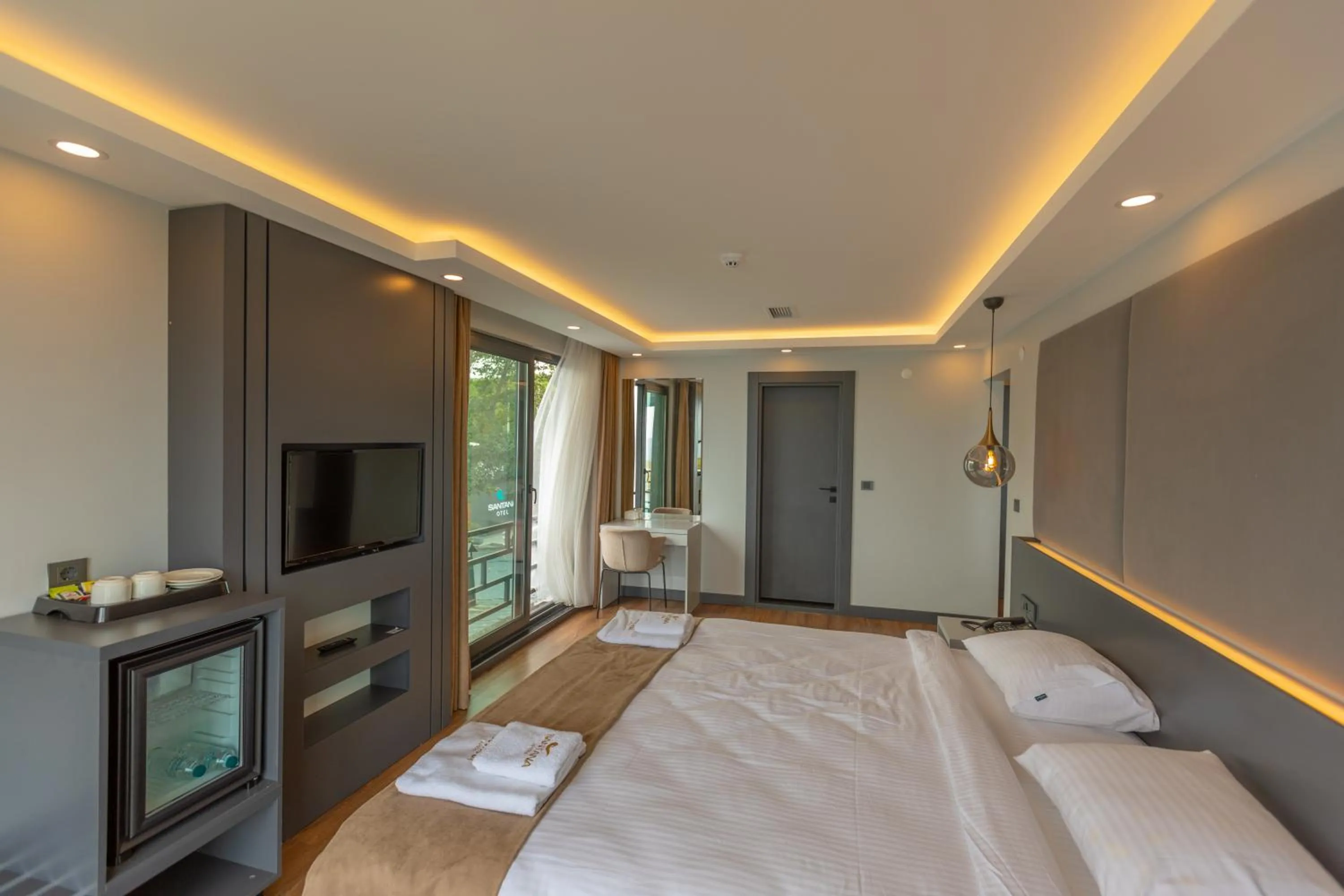 Living room, Bed in SANTANA OTEL