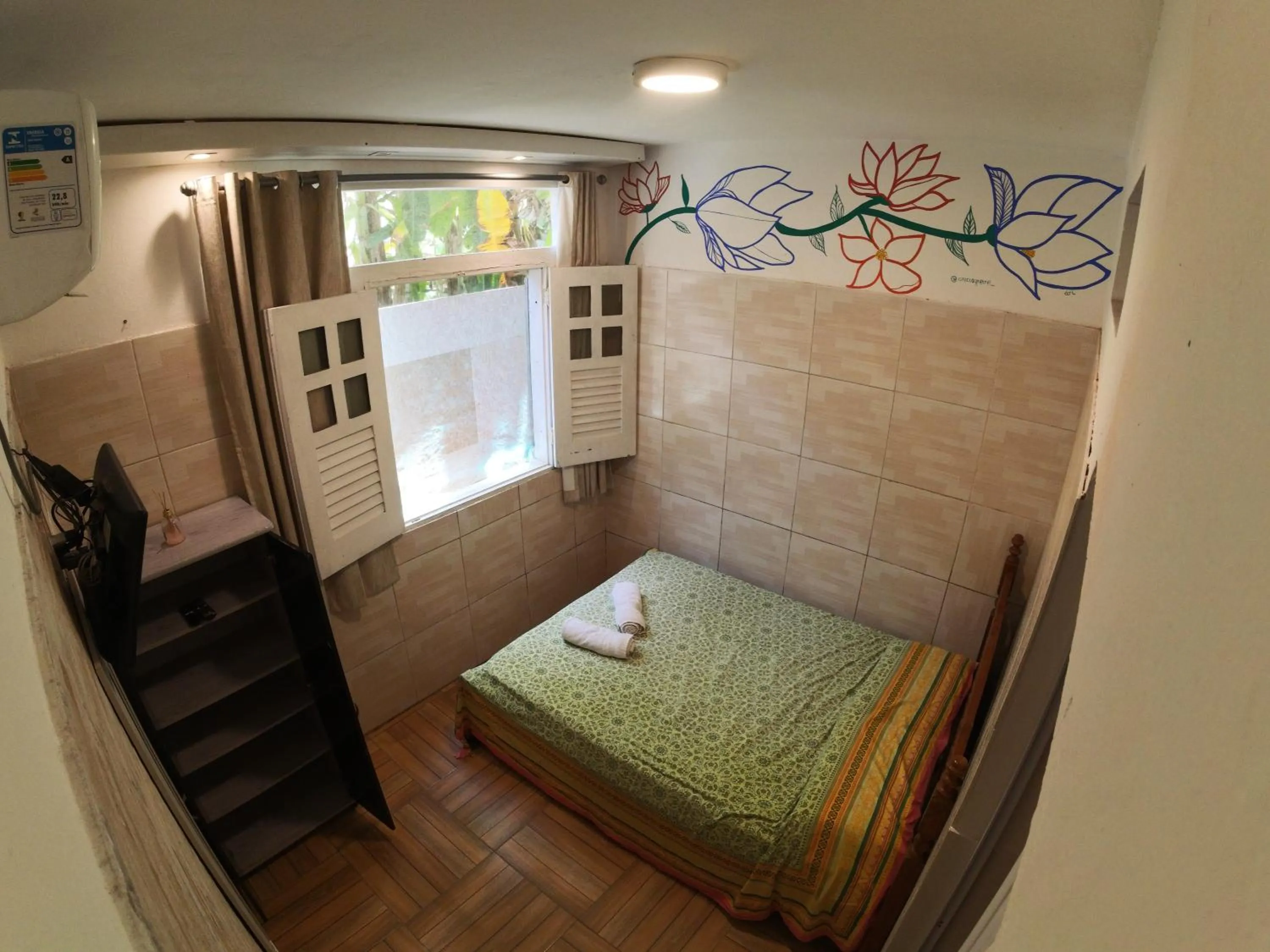 Bed in Kitnet Perto da Primeira Praia