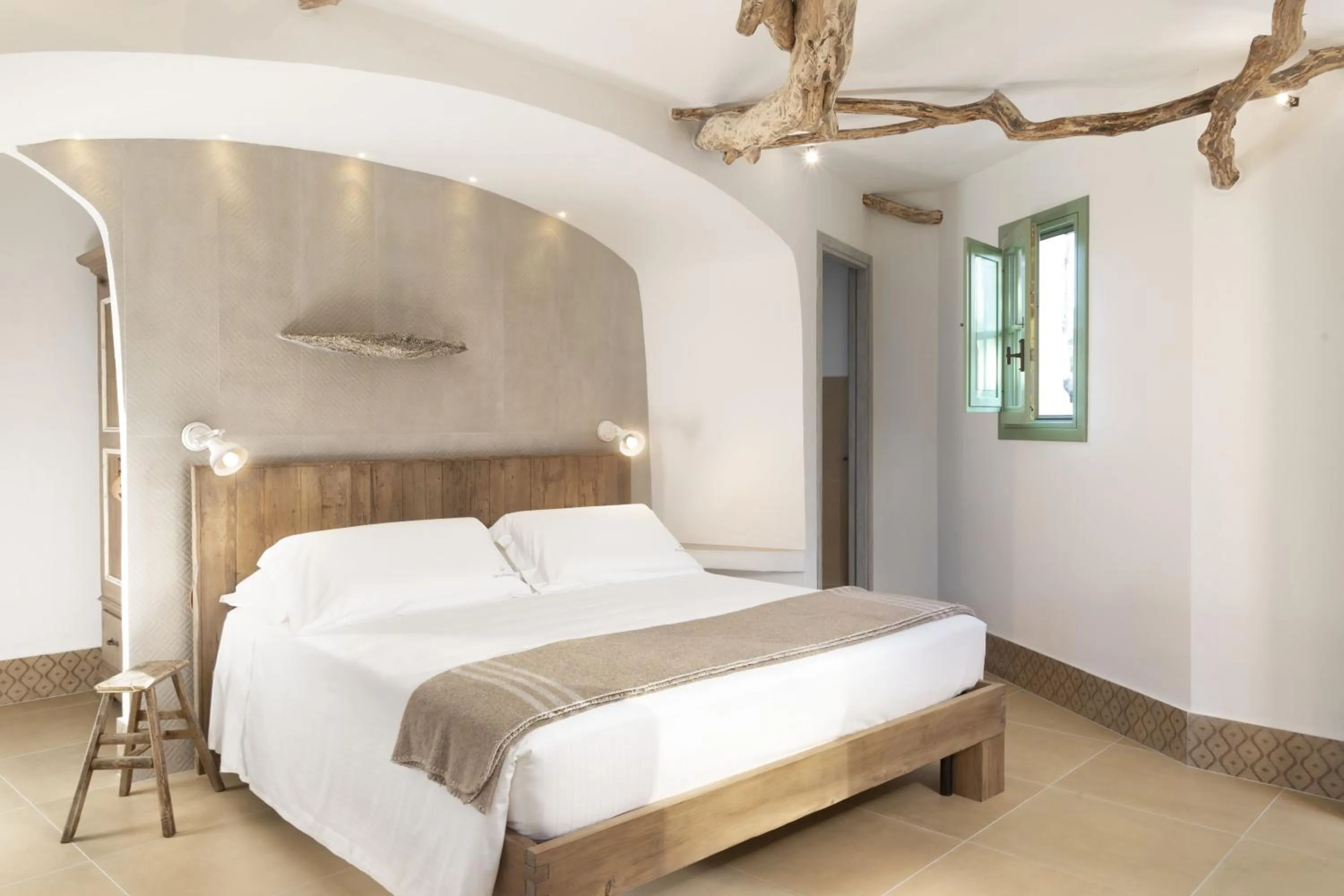 Bed in Gallicantu Stazzo Retreat