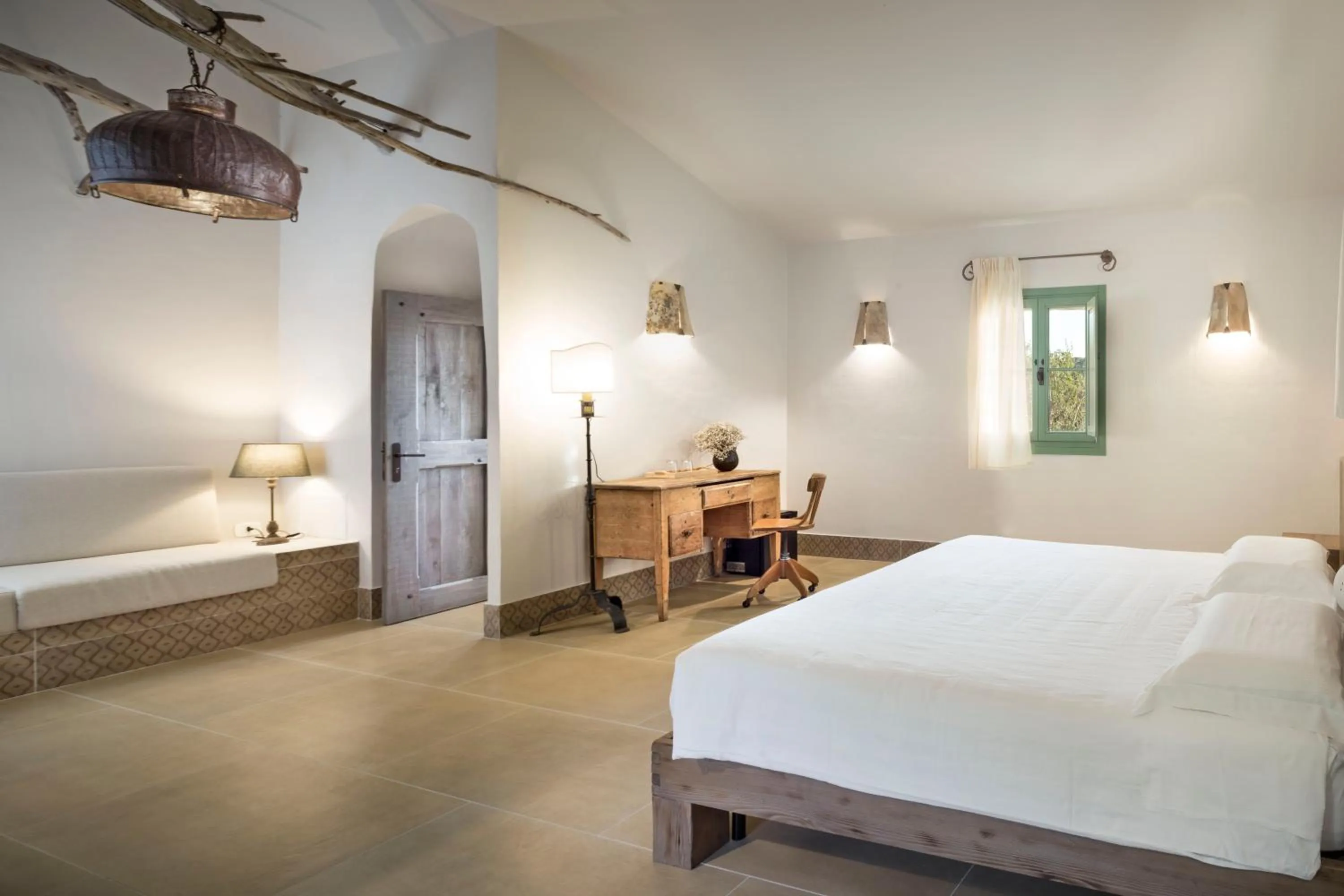 Bed in Gallicantu Stazzo Retreat