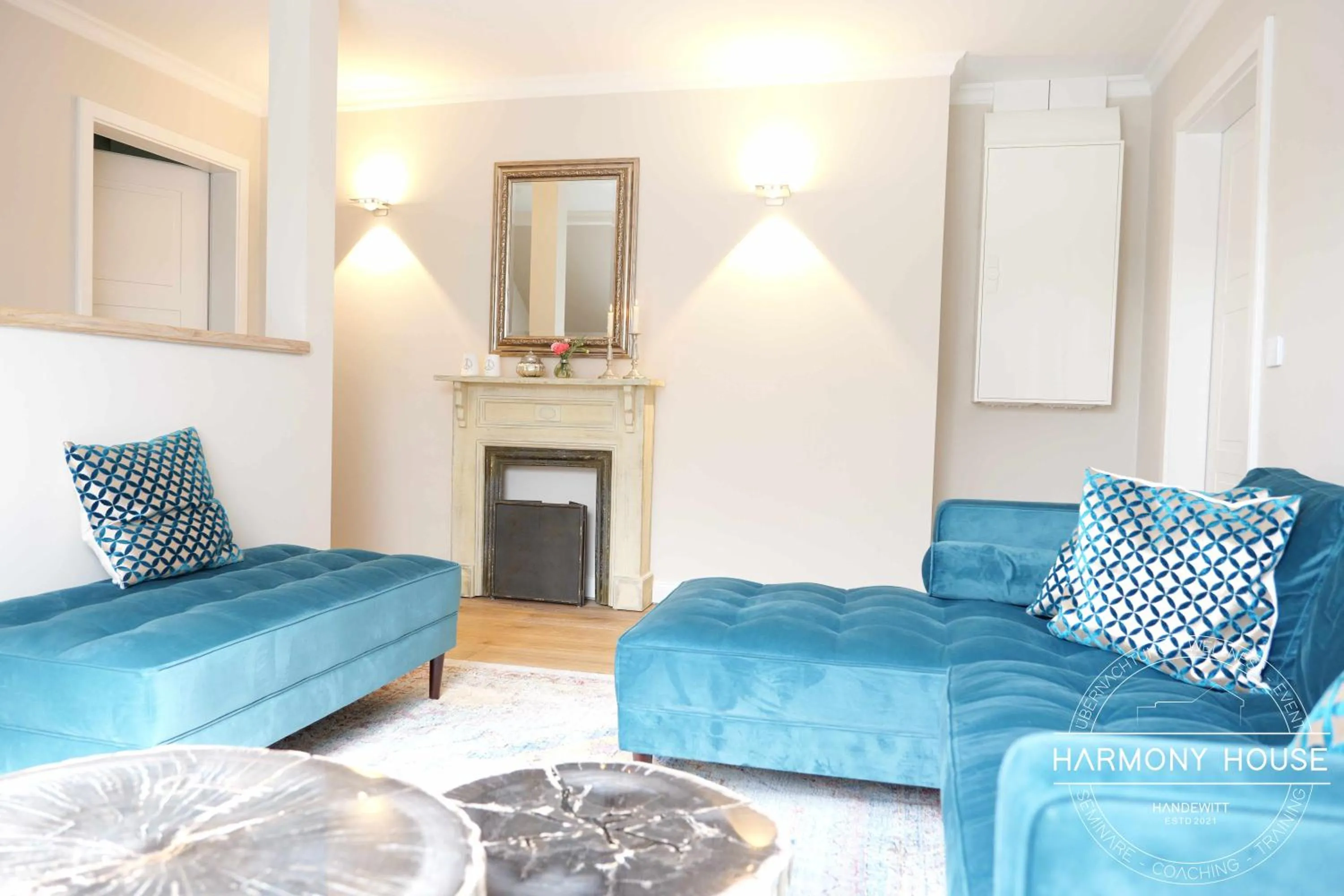 Communal lounge/ TV room in Harmony House