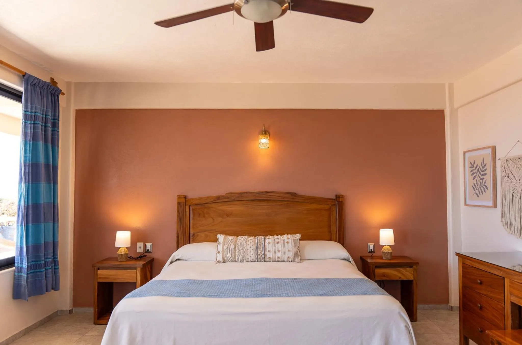 Bed in Hotel El Mirador