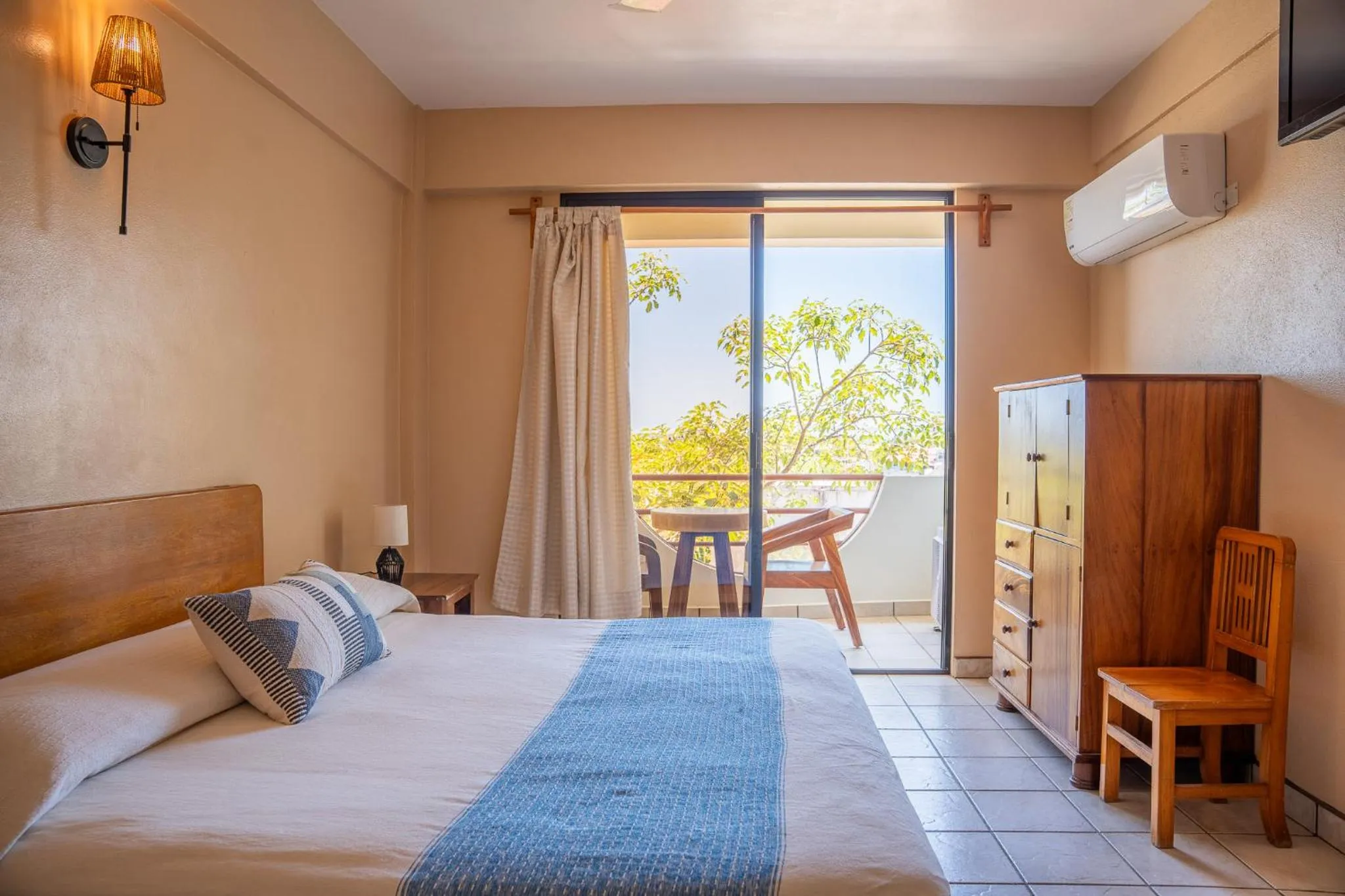 Bed in Hotel El Mirador