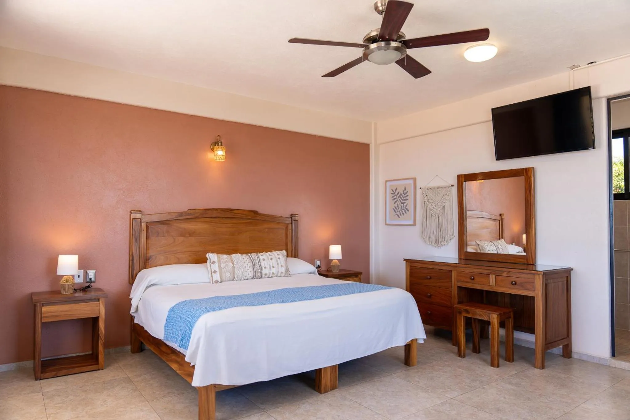 Bed in Hotel El Mirador