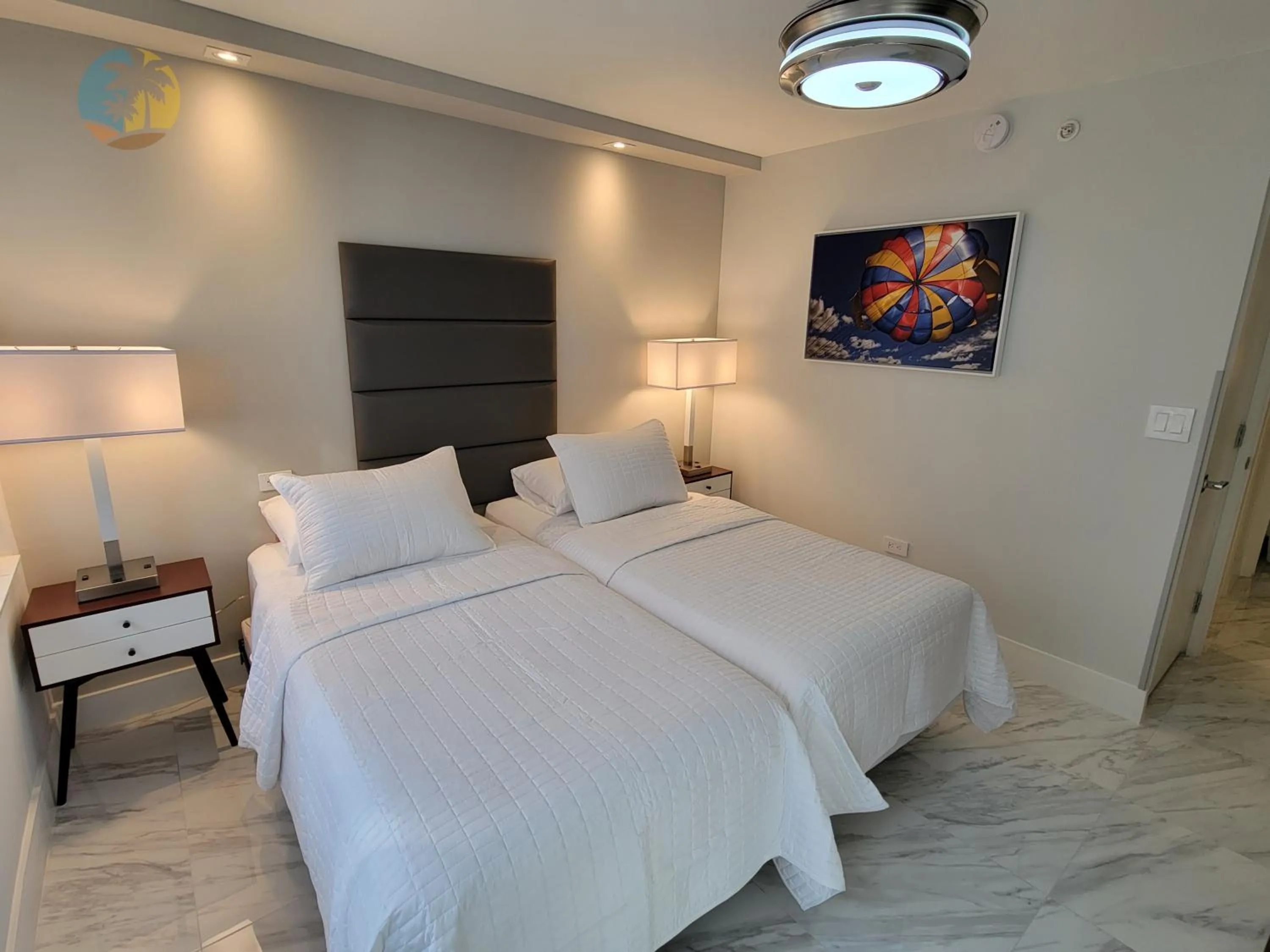 Bed in Deluxe Beach Resort - HORA RENTALS