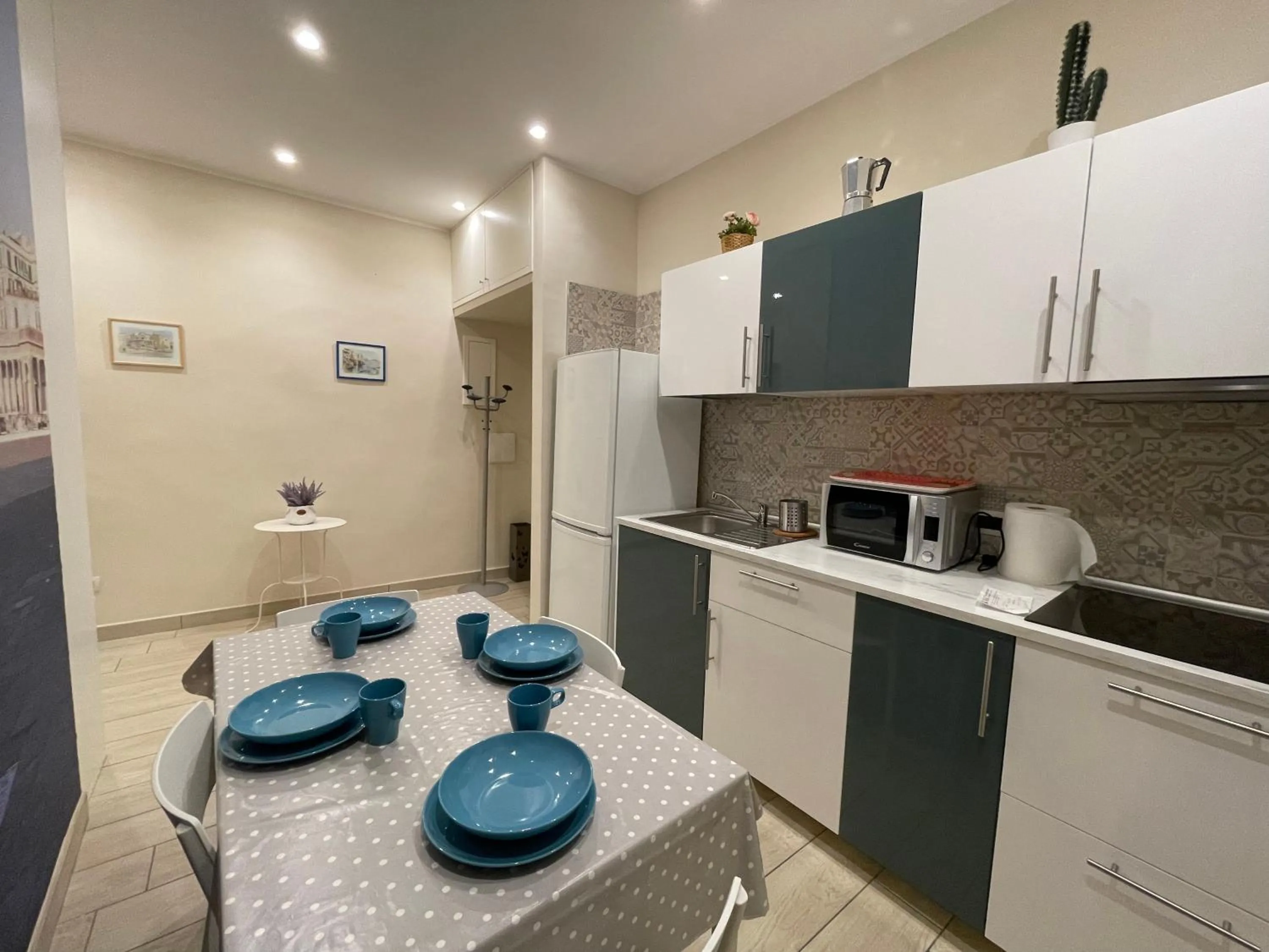 Kitchen or kitchenette in Perlablu in Centro