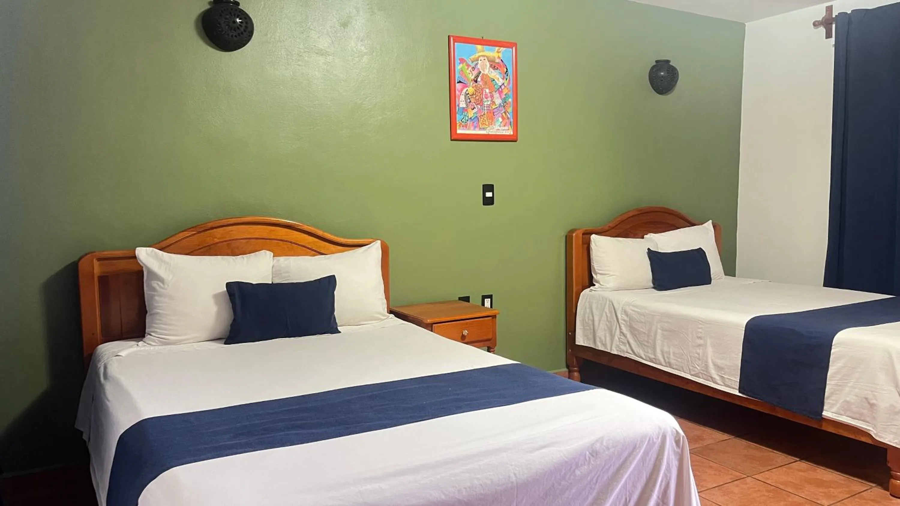 Photo of the whole room, Bed in Hotel La Cascada Oaxaca