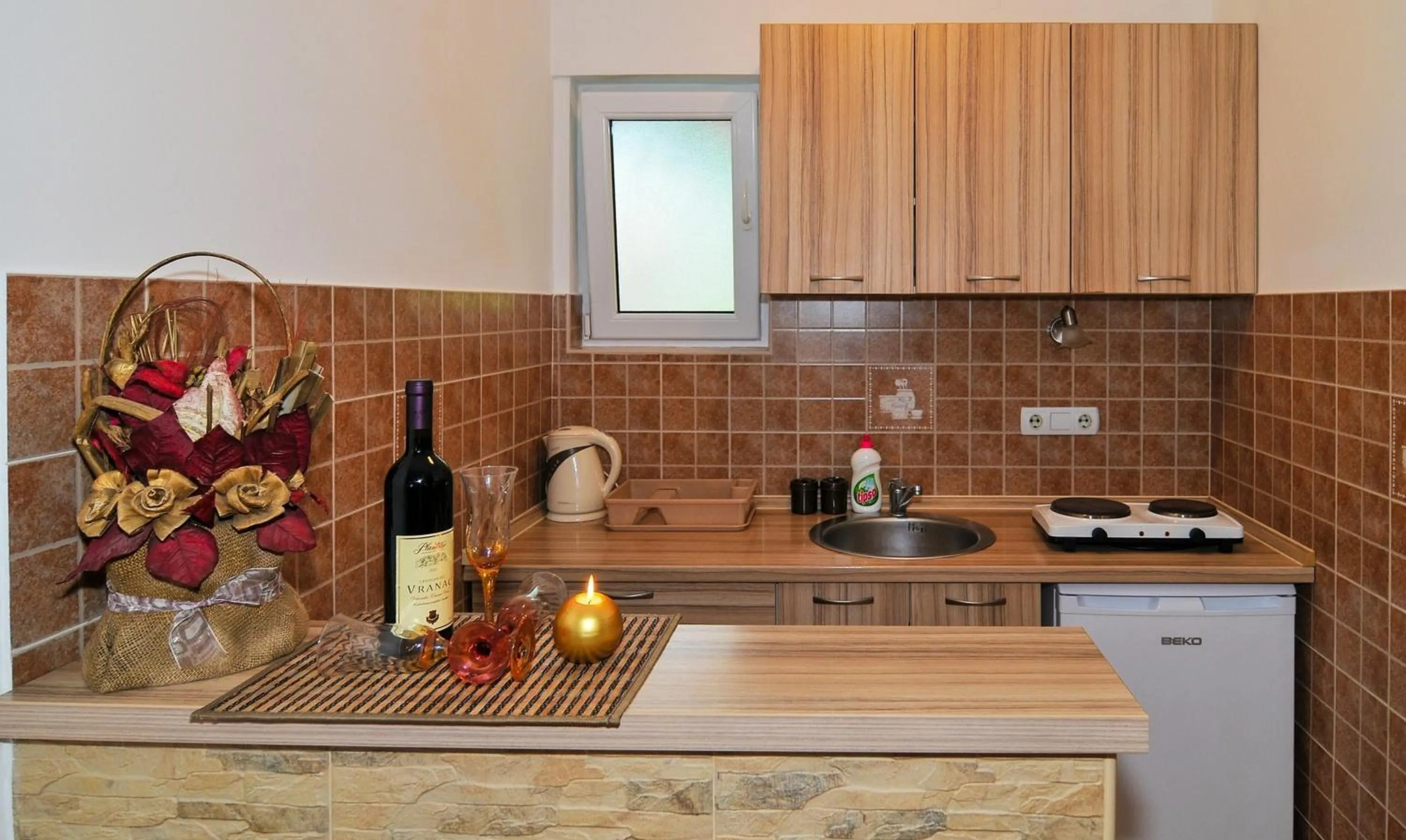 Kitchen or kitchenette in Apartments Samardžić