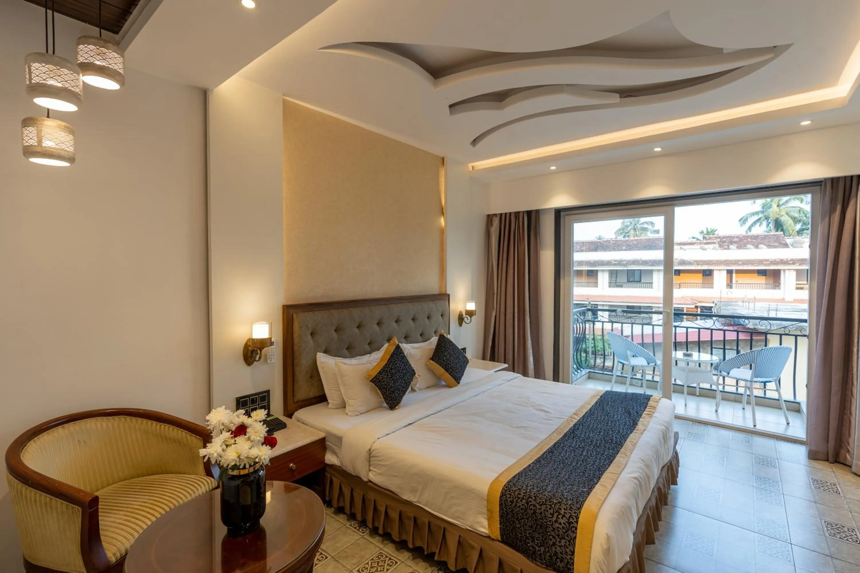 Bed in Alvorada Resort-3 Star Resort In Baga