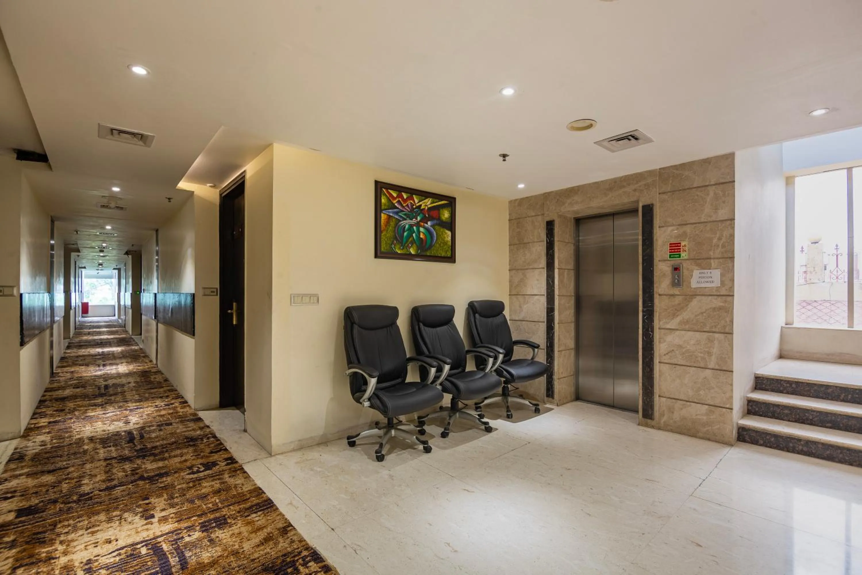 Seating area in The Grand Orion - Kailash Colony