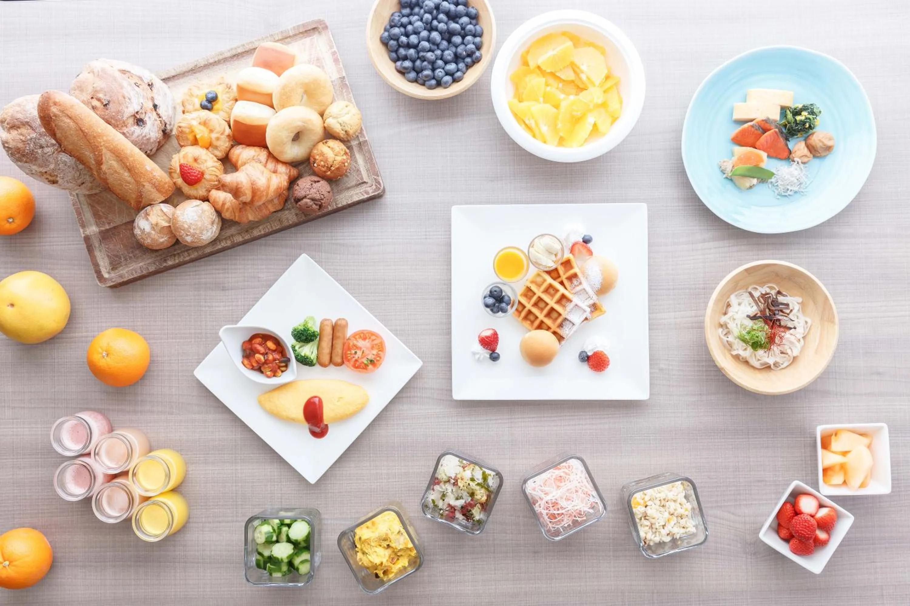 Buffet breakfast in Nanki-Shirahama Marriott Hotel