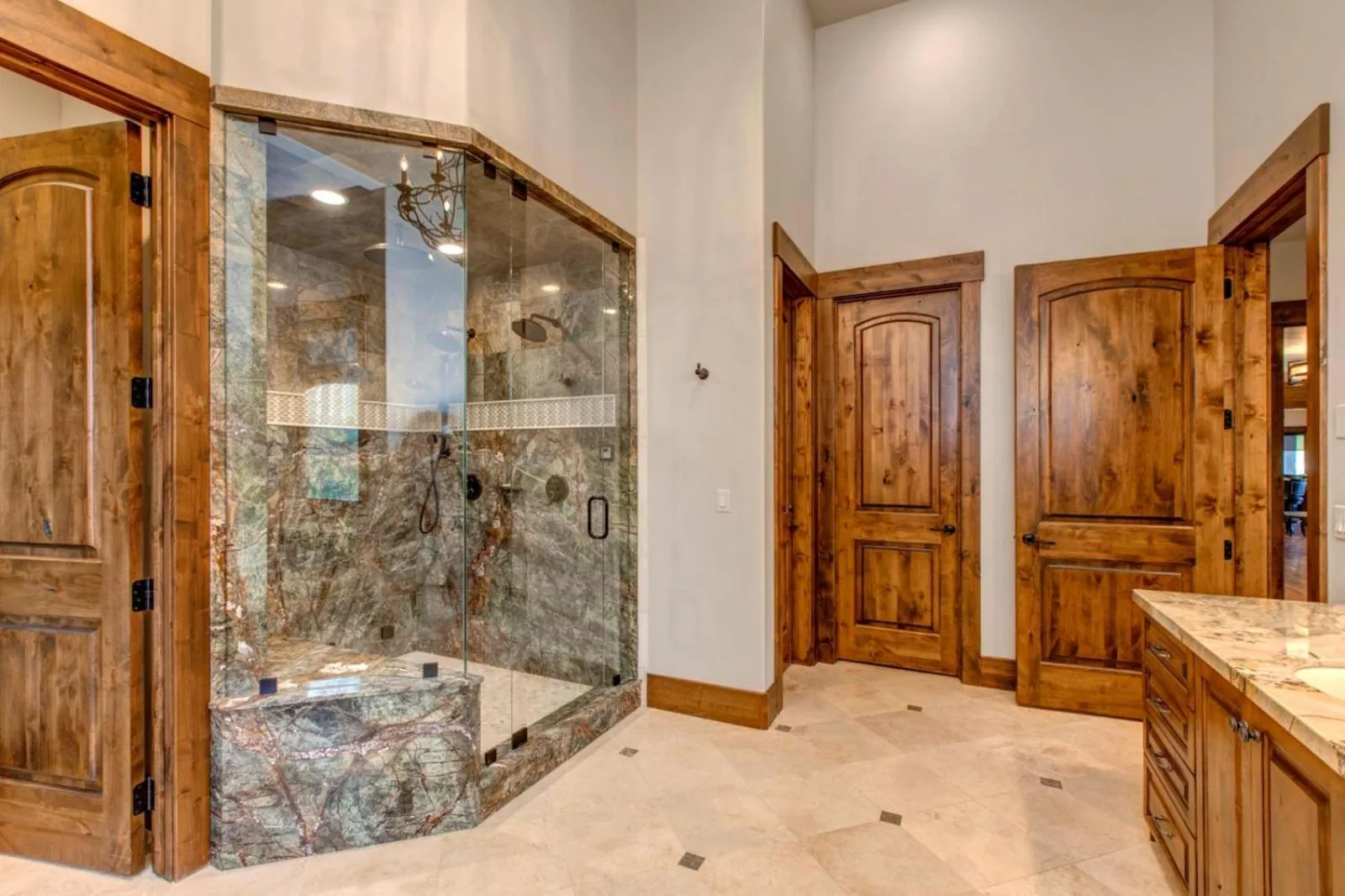 Bathroom in KBM Resorts Elegant Deer Valley Private Home Breathtaking views Elevator Gourmet Kitchen Hot Tub Gym PSD-2071