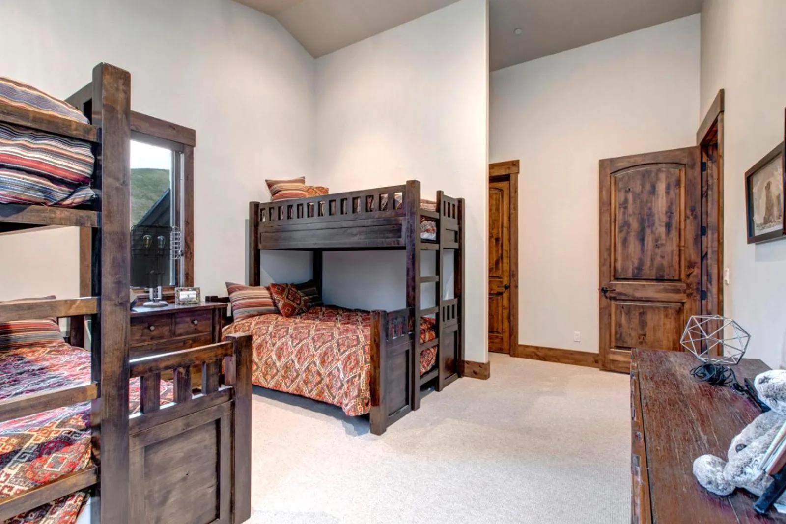 Bedroom, Bed in KBM Resorts Elegant Deer Valley Private Home Breathtaking views Elevator Gourmet Kitchen Hot Tub Gym PSD-2071