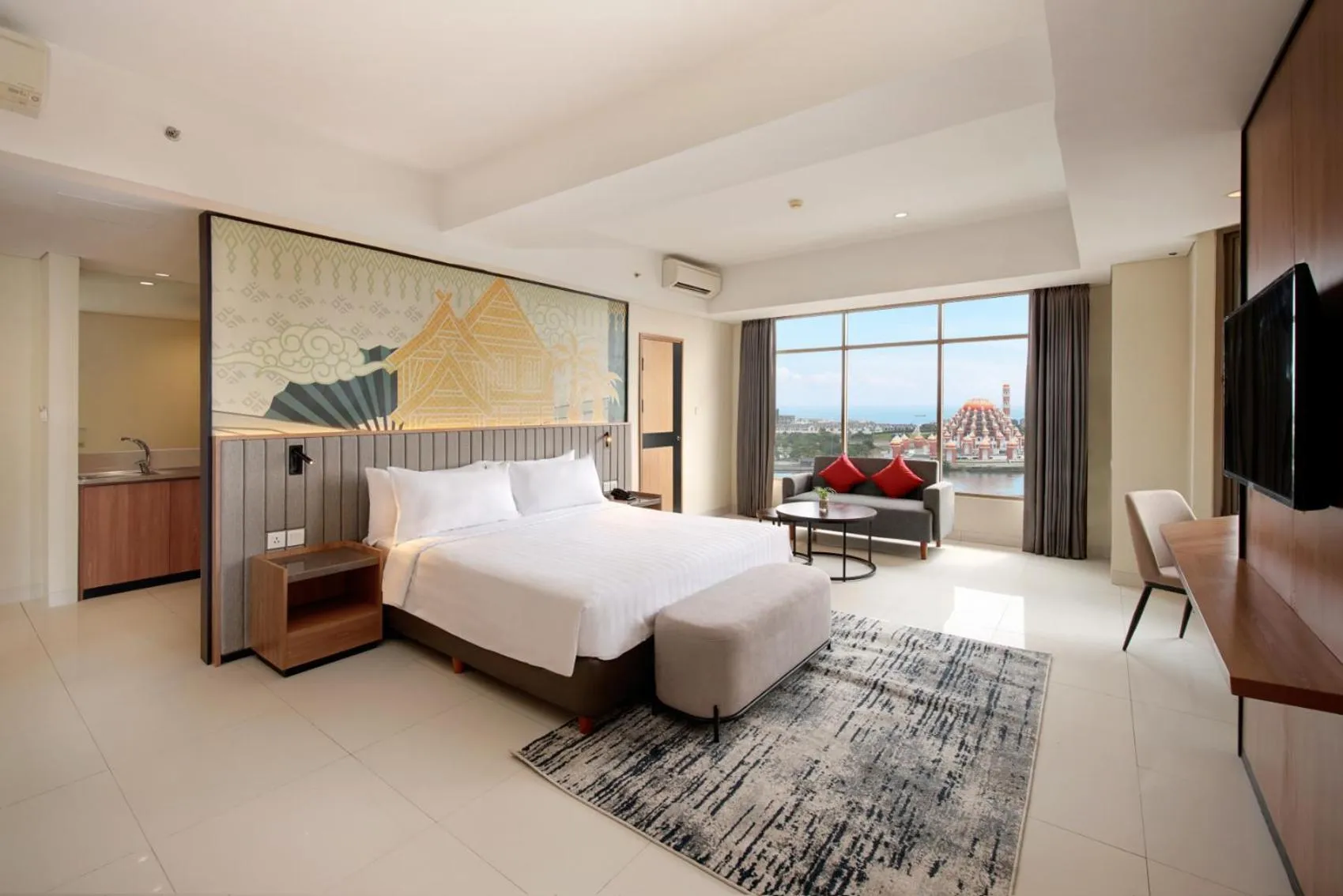 Bedroom, Bed in favehotel - Pantai Losari Makassar