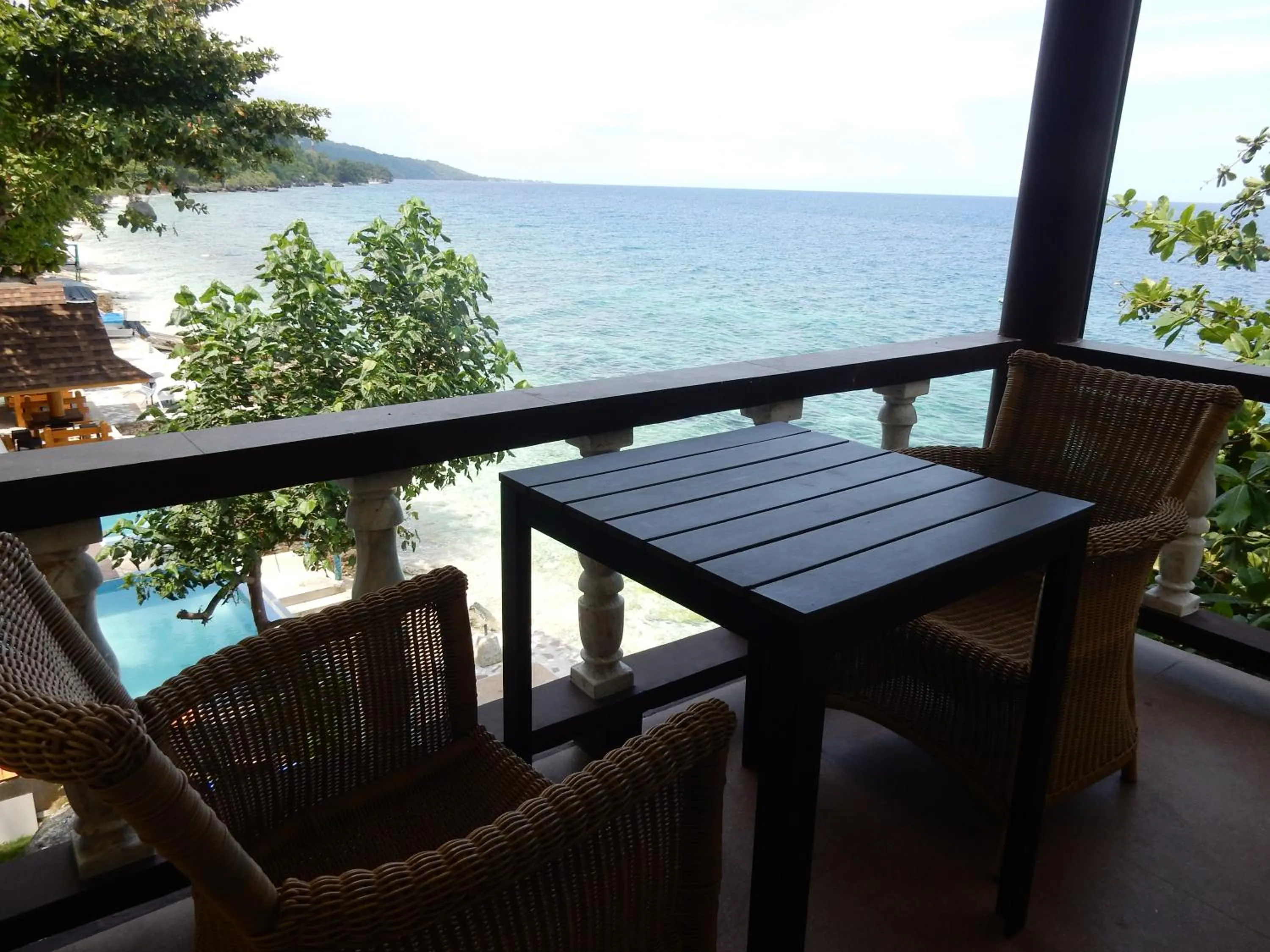 Balcony/Terrace in Oslob Seafari Resort