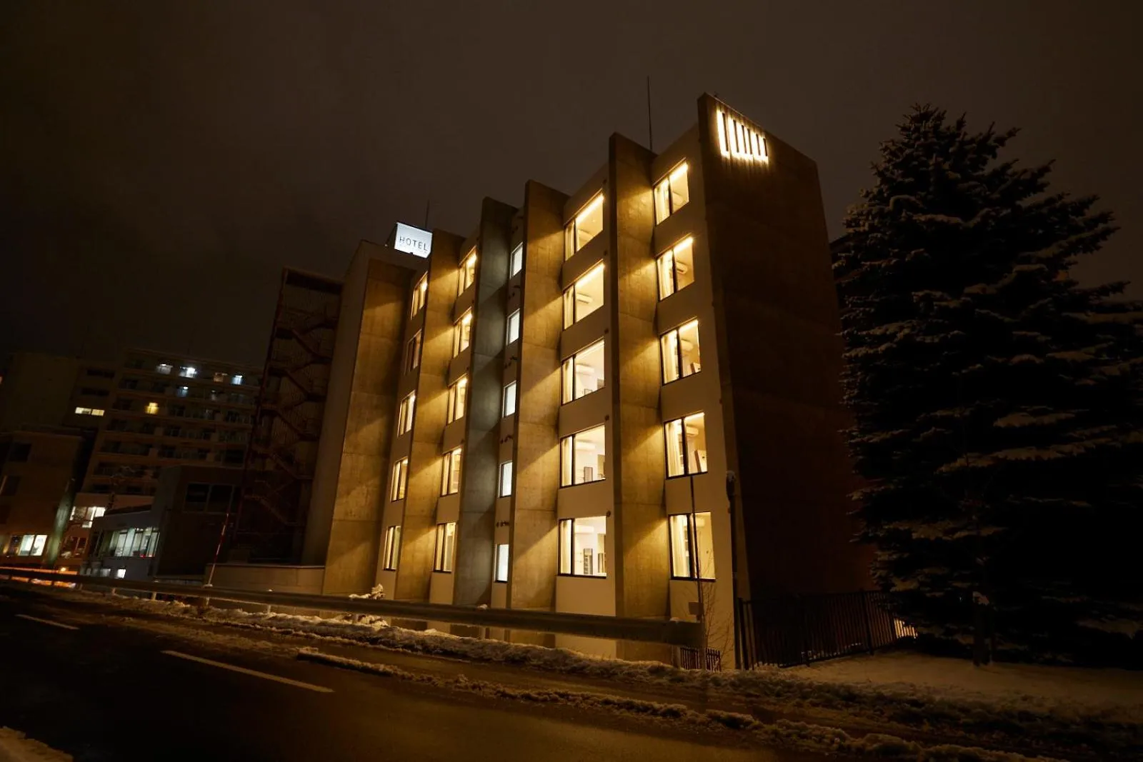 Property building in Riverside Hotel Sapporo