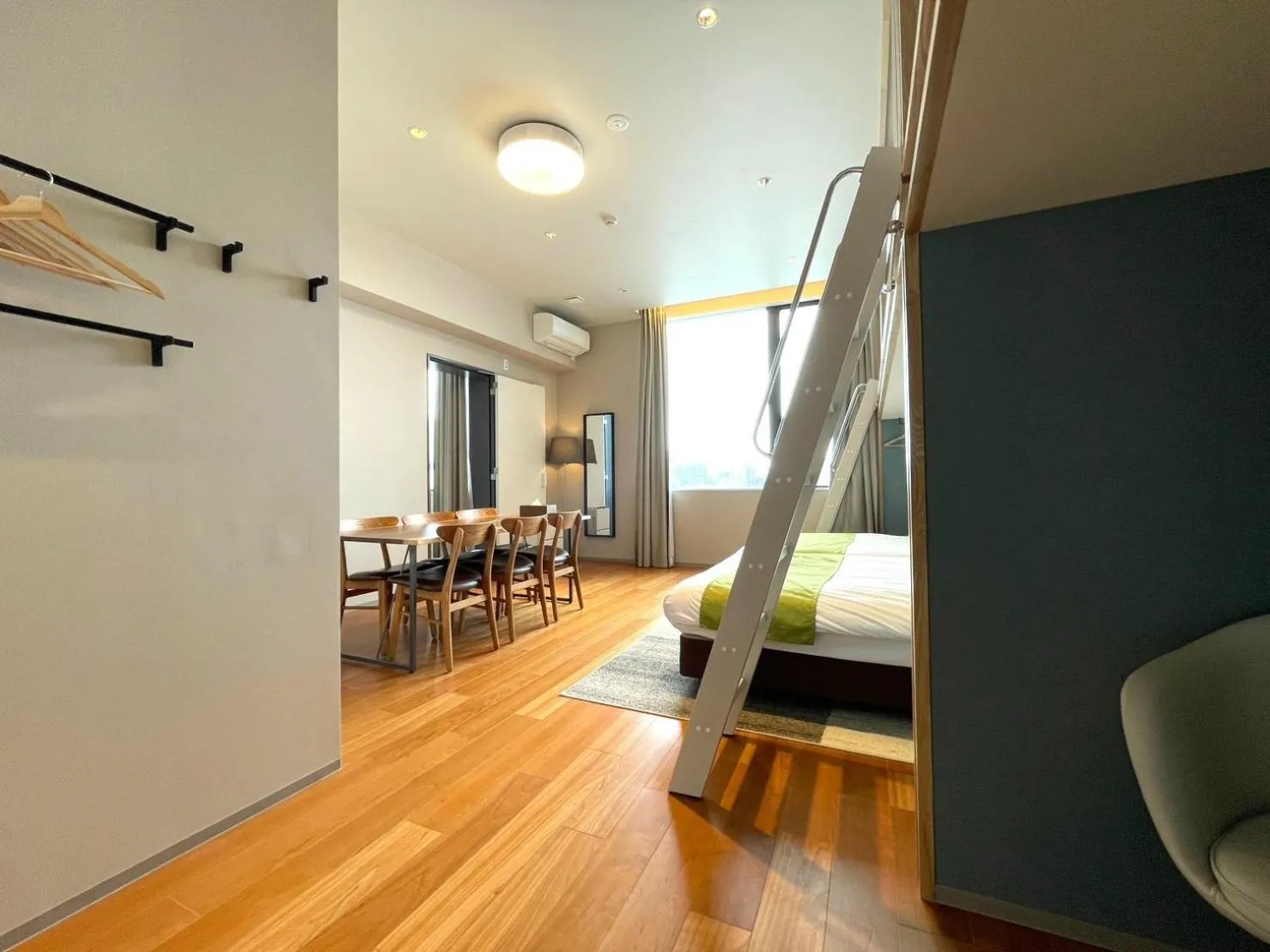 Living room, Bed in Riverside Hotel Sapporo