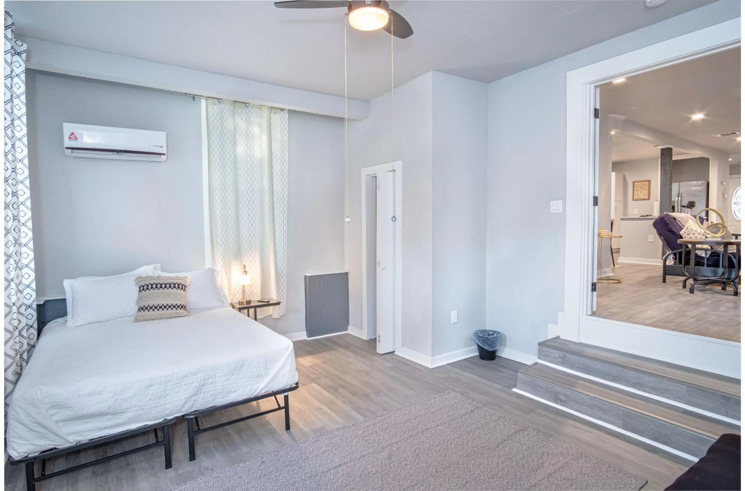 Bedroom, Bed in Stylish 4 Br2Ba Renovated Home Near Downtown