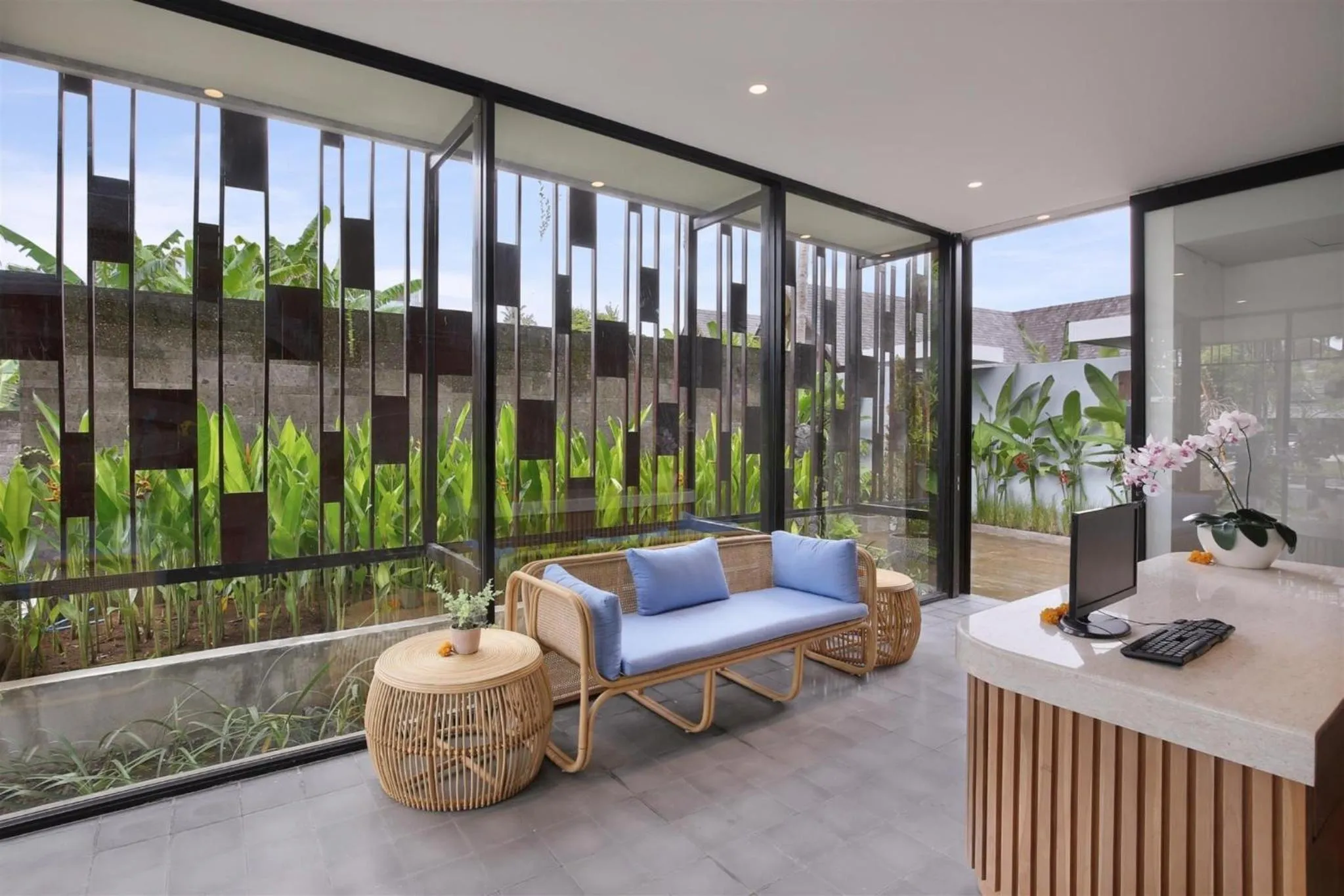 Lobby or reception in Sanora Villa Sanur by Ini Vie Hospitality